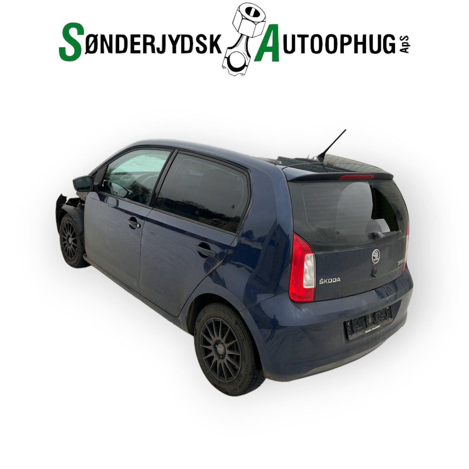 Skoda Citigo Pluk-Selv-Bil Med OEM Nr. TMBZZZAAZED634329 Fra Skoda Ophugger