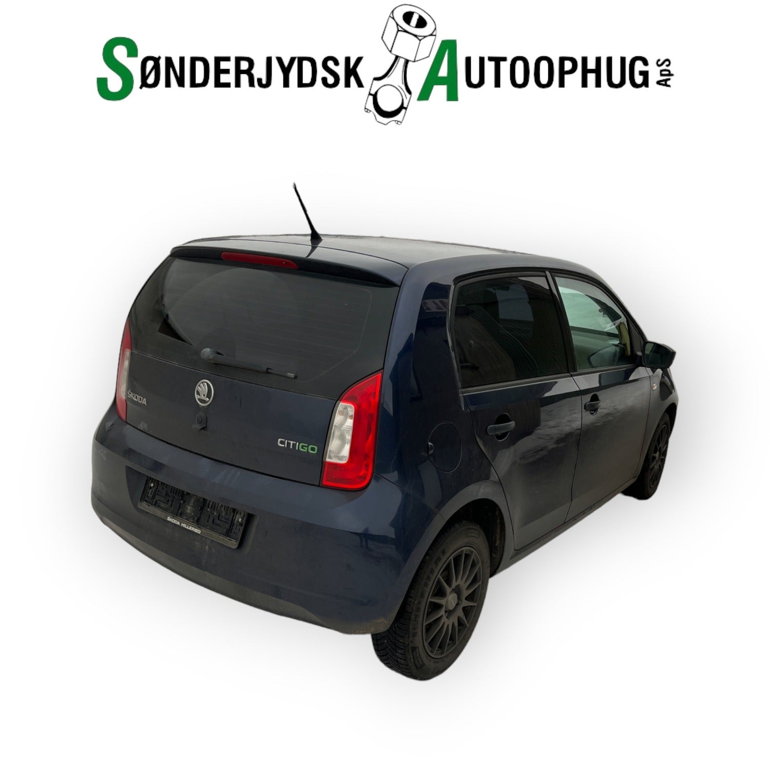 Skoda Citigo Pluk-Selv-Bil Med OEM Nr. TMBZZZAAZED634329 Fra Skoda Ophugger