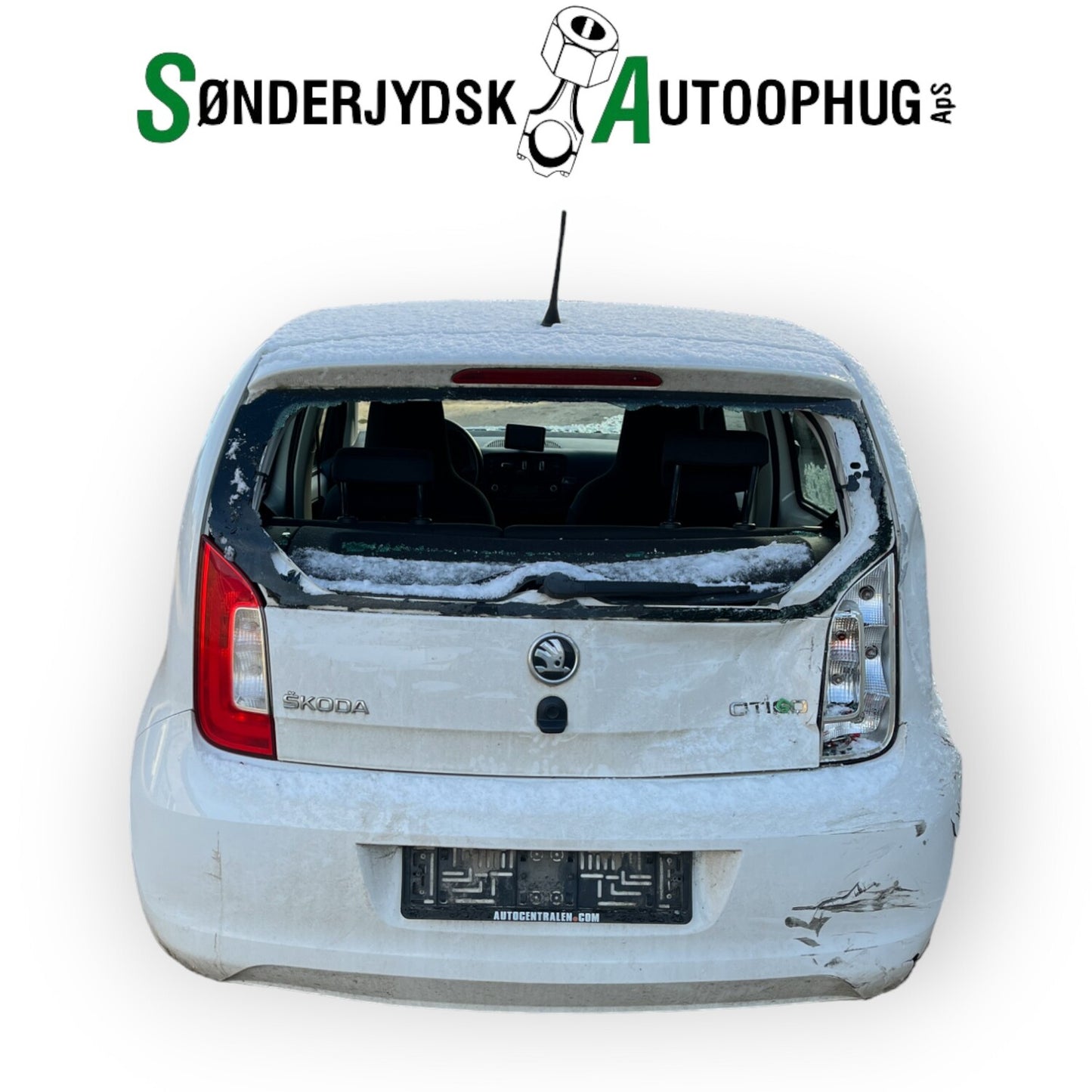 Skoda Citigo Pluk-Selv-Bil Med OEM Nr. TMBZZZAAZFD637131 Fra Skoda Ophugger