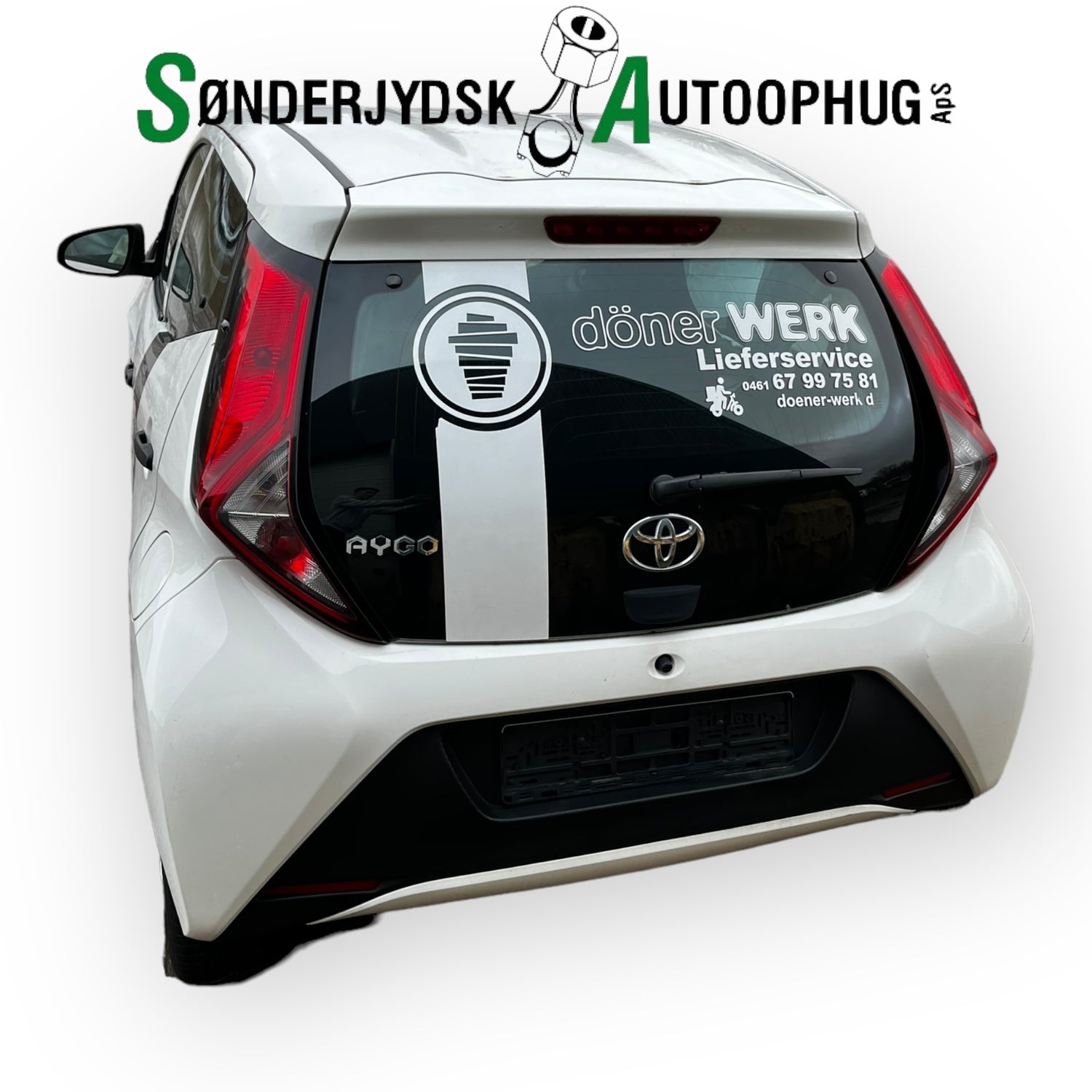 Toyota Aygo Pluk-Selv-Bil Med OEM Nr. Ophugger Fra Toyota Ophugger