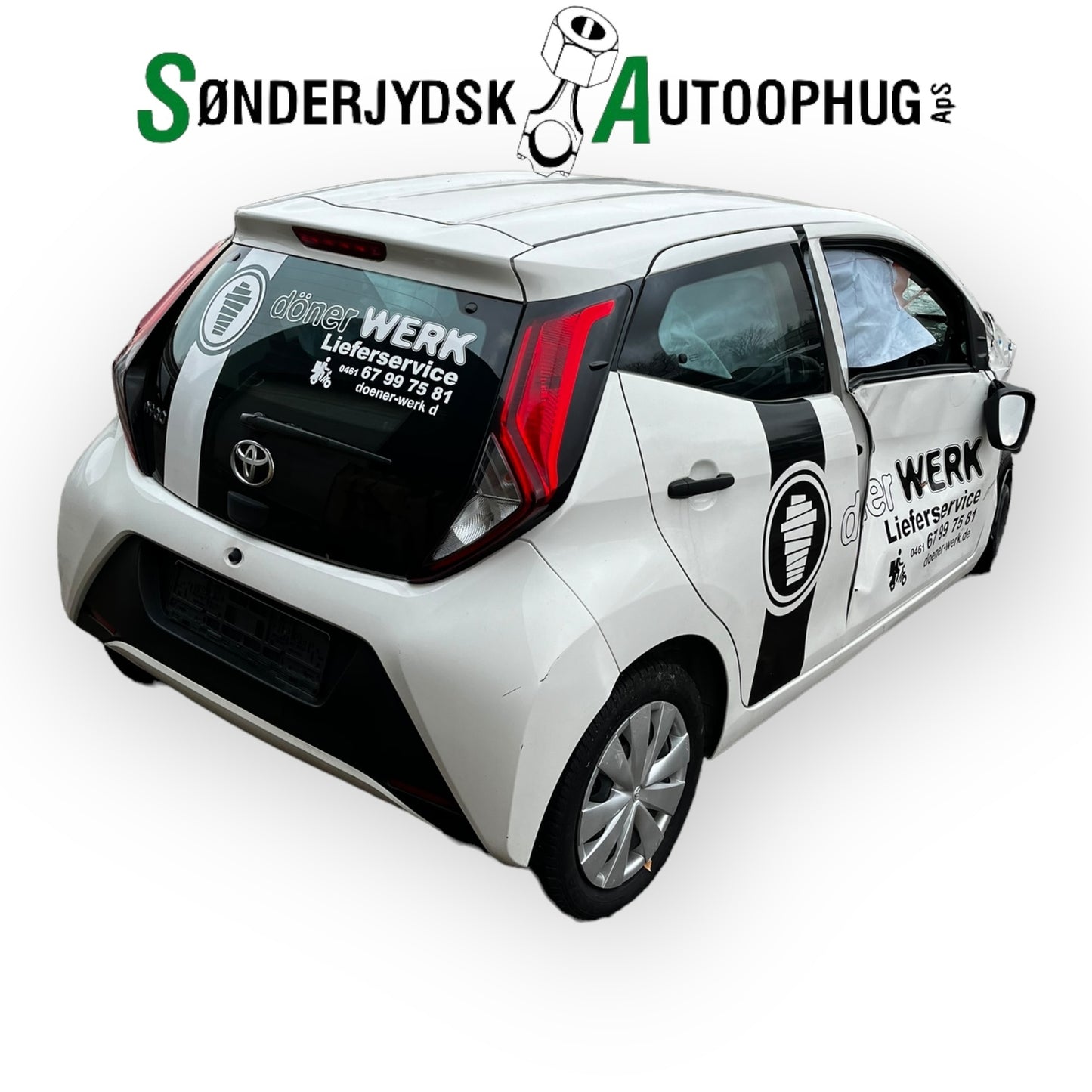 Toyota Aygo Pluk-Selv-Bil Med OEM Nr. Ophugger Fra Toyota Ophugger