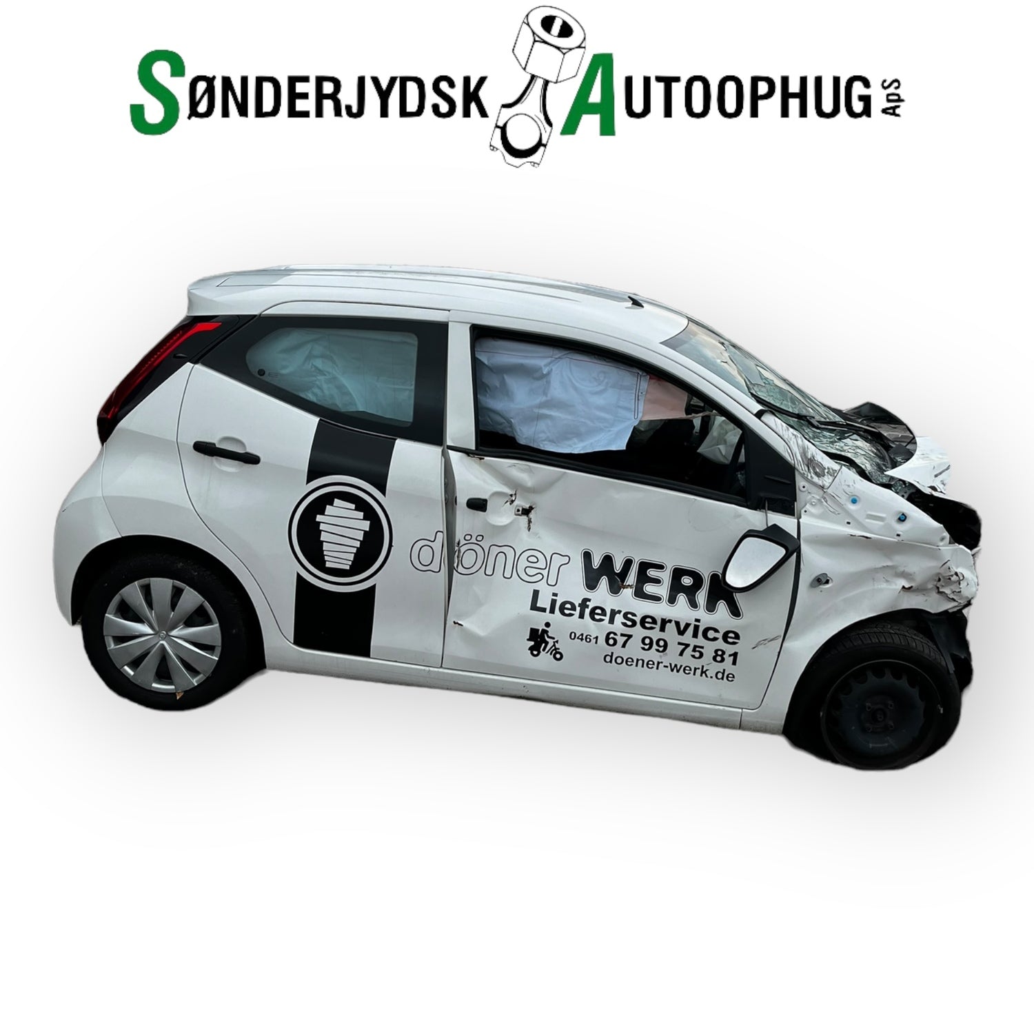Toyota Aygo Pluk-Selv-Bil Med OEM Nr. Ophugger Fra Toyota Ophugger