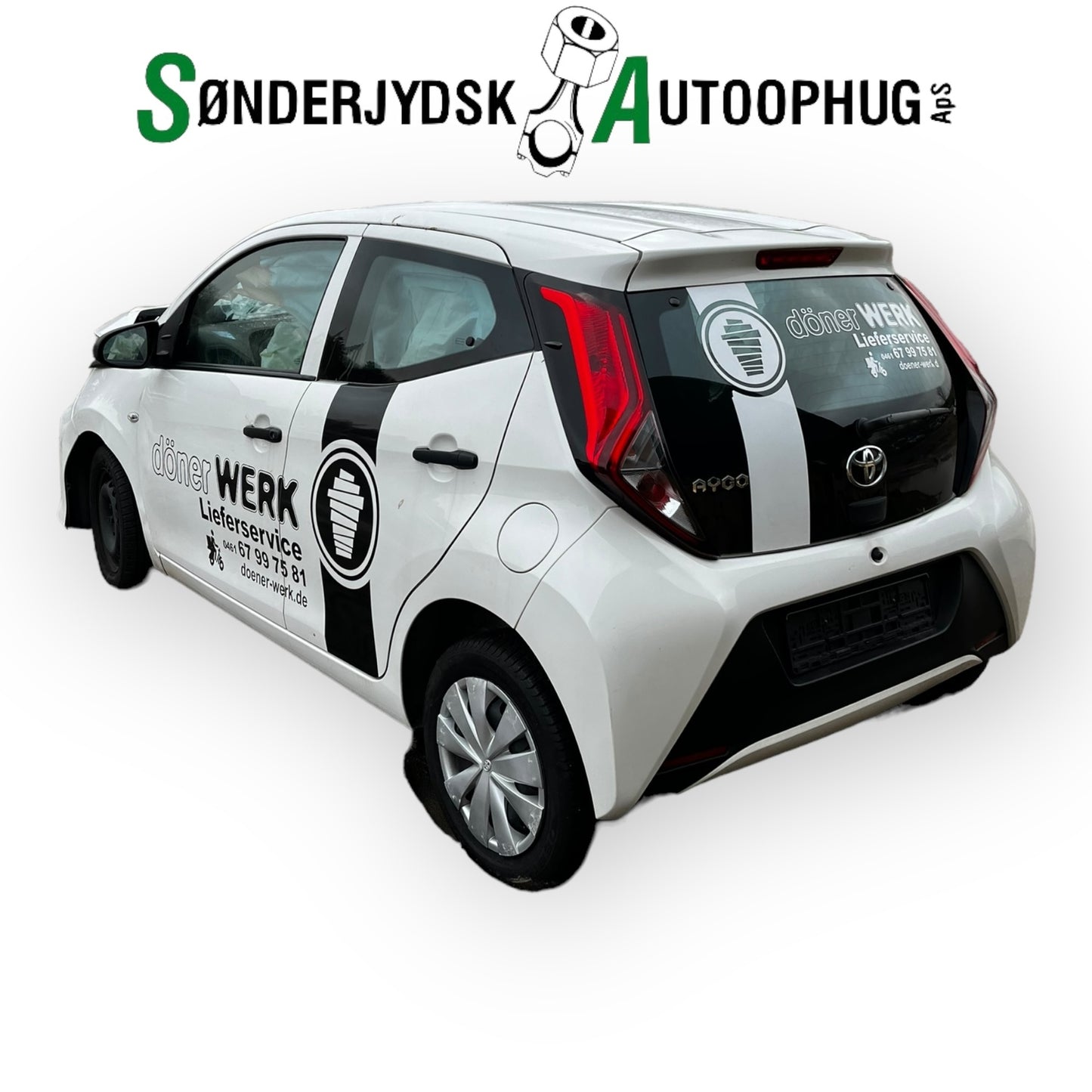 Toyota Aygo Pluk-Selv-Bil Med OEM Nr. Ophugger Fra Toyota Ophugger