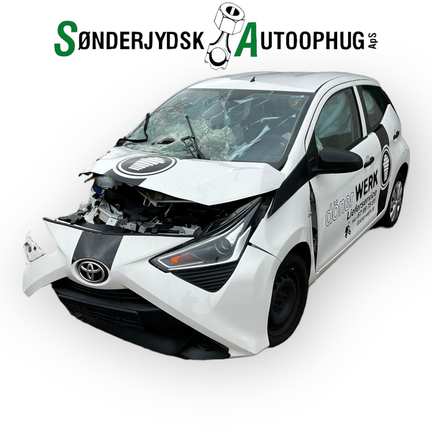 Toyota Aygo Pluk-Selv-Bil Med OEM Nr. Ophugger Fra Toyota Ophugger