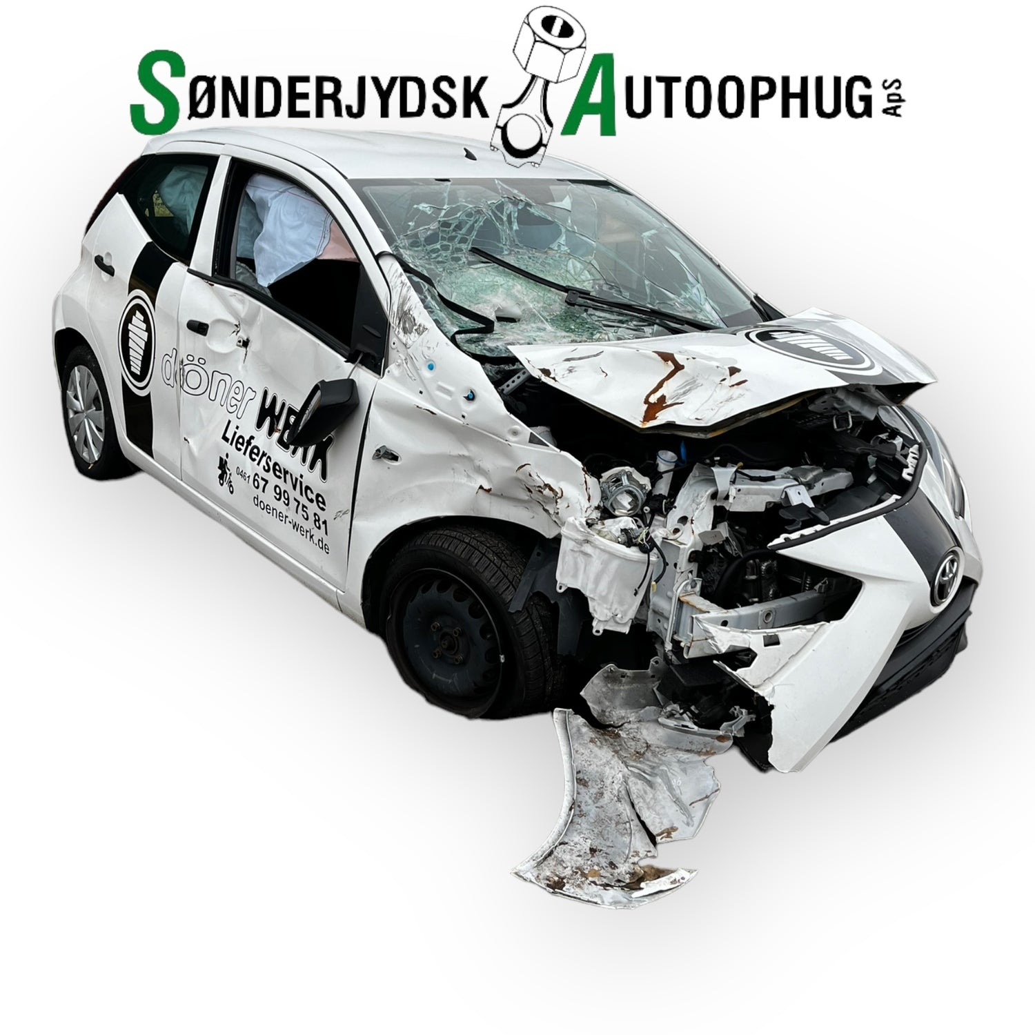 Toyota Aygo Pluk-Selv-Bil Med OEM Nr. Ophugger Fra Toyota Ophugger