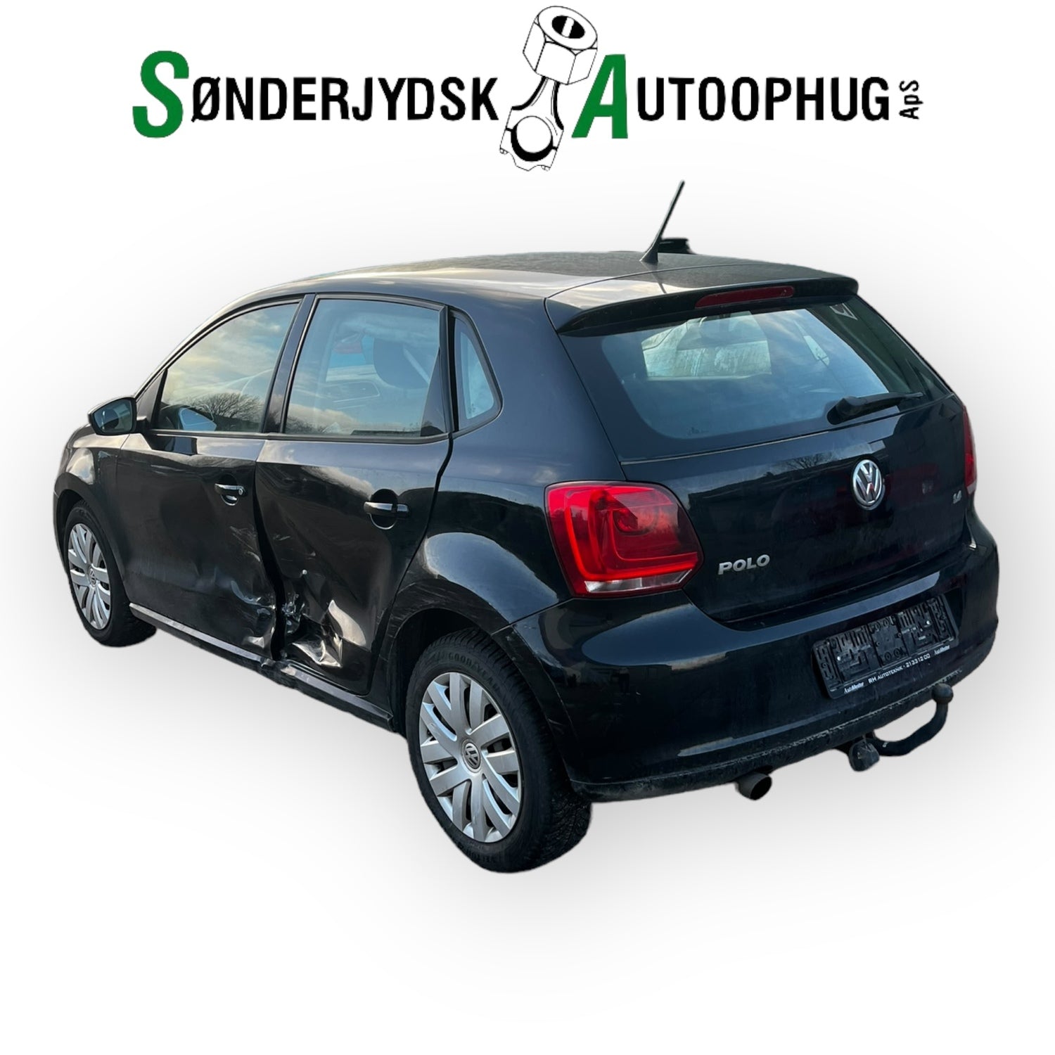 VW Polo 6R Pluk-Selv-Bil Med OEM Nr. Ophugger Fra VW Ophugger