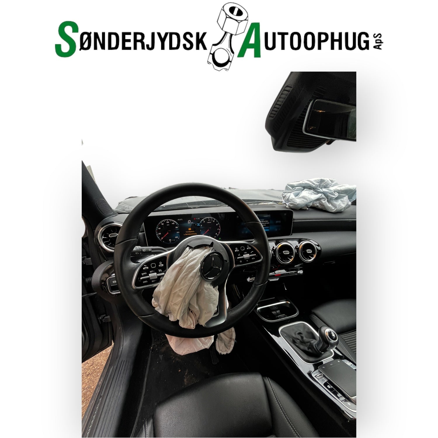 Mercedes-Benz Mercedes A W177 Pluk-Selv-Bil Med OEM Nr. Ophugger Fra Mercedes-Benz Ophugger