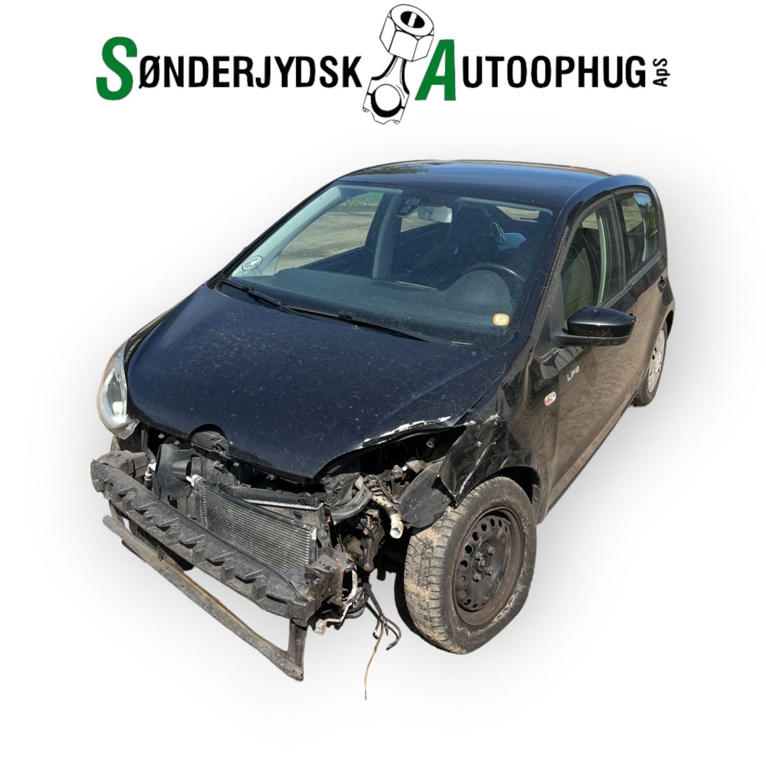VW Up Pluk-Selv-Bil Med OEM Nr. Ophugger Fra VW Ophugger