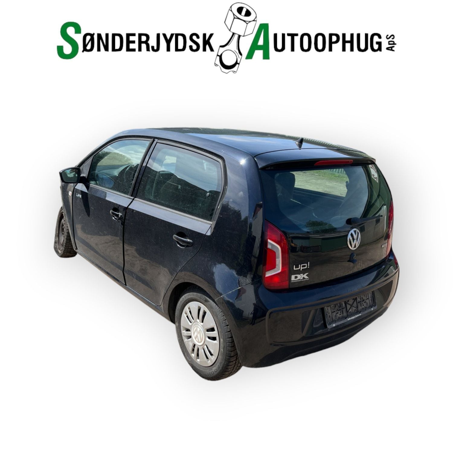 VW Up Pluk-Selv-Bil Med OEM Nr. Ophugger Fra VW Ophugger