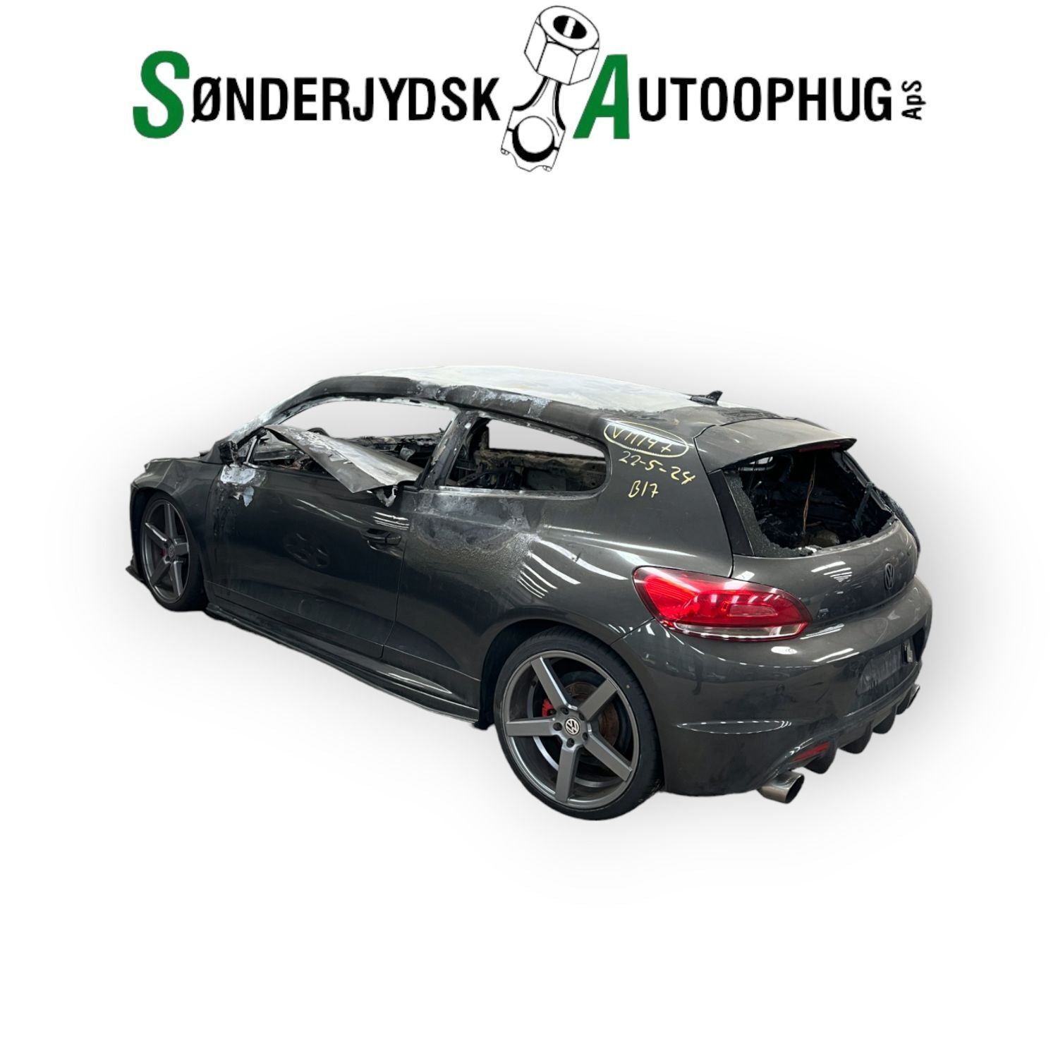 VW Scirocco III I3 Pluk-Selv-Bil Med OEM Nr. Ophugger Fra VW Ophugger