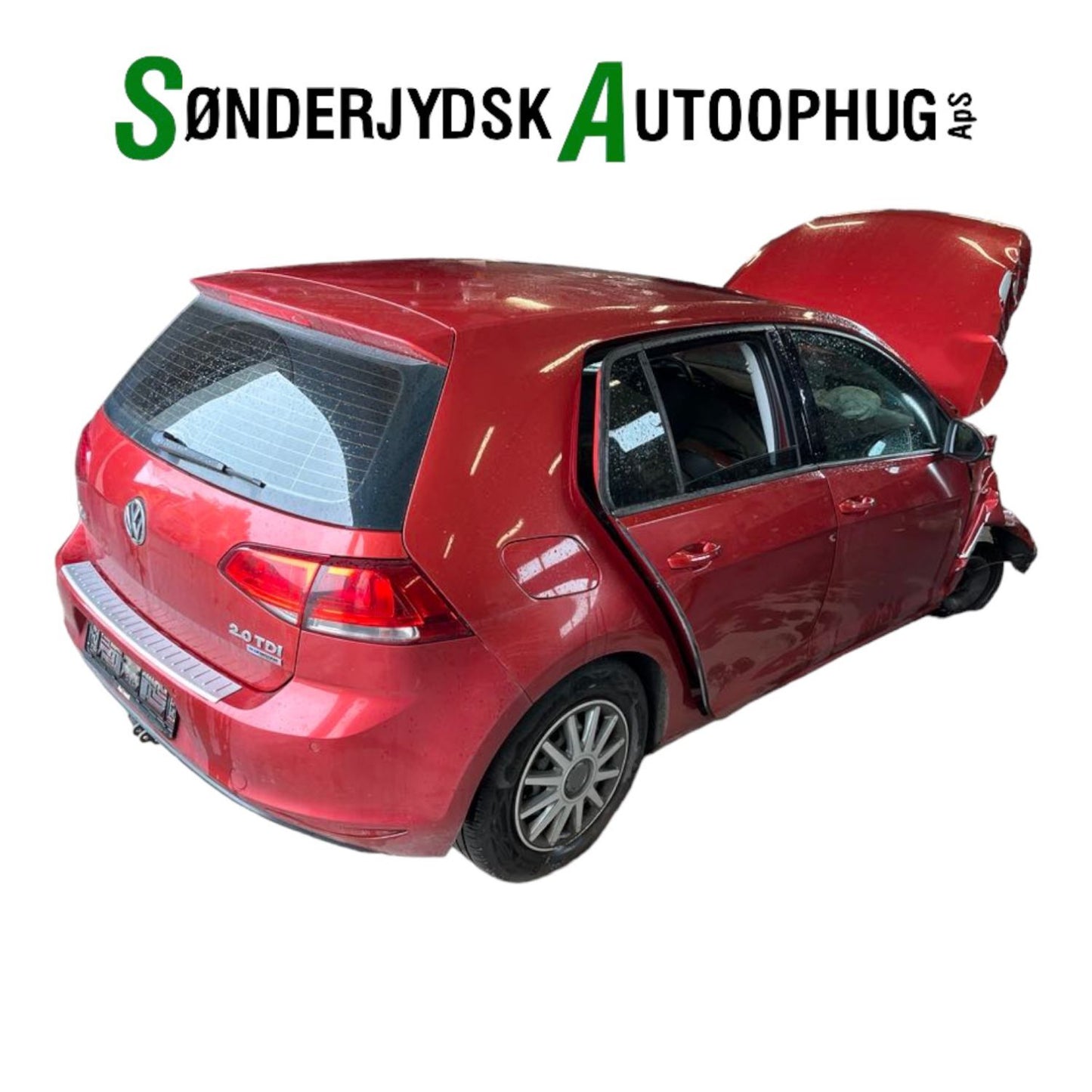 VW Golf 7 AU Pluk-Selv-Bil Med OEM Nr. Ophugger Fra VW Ophugger