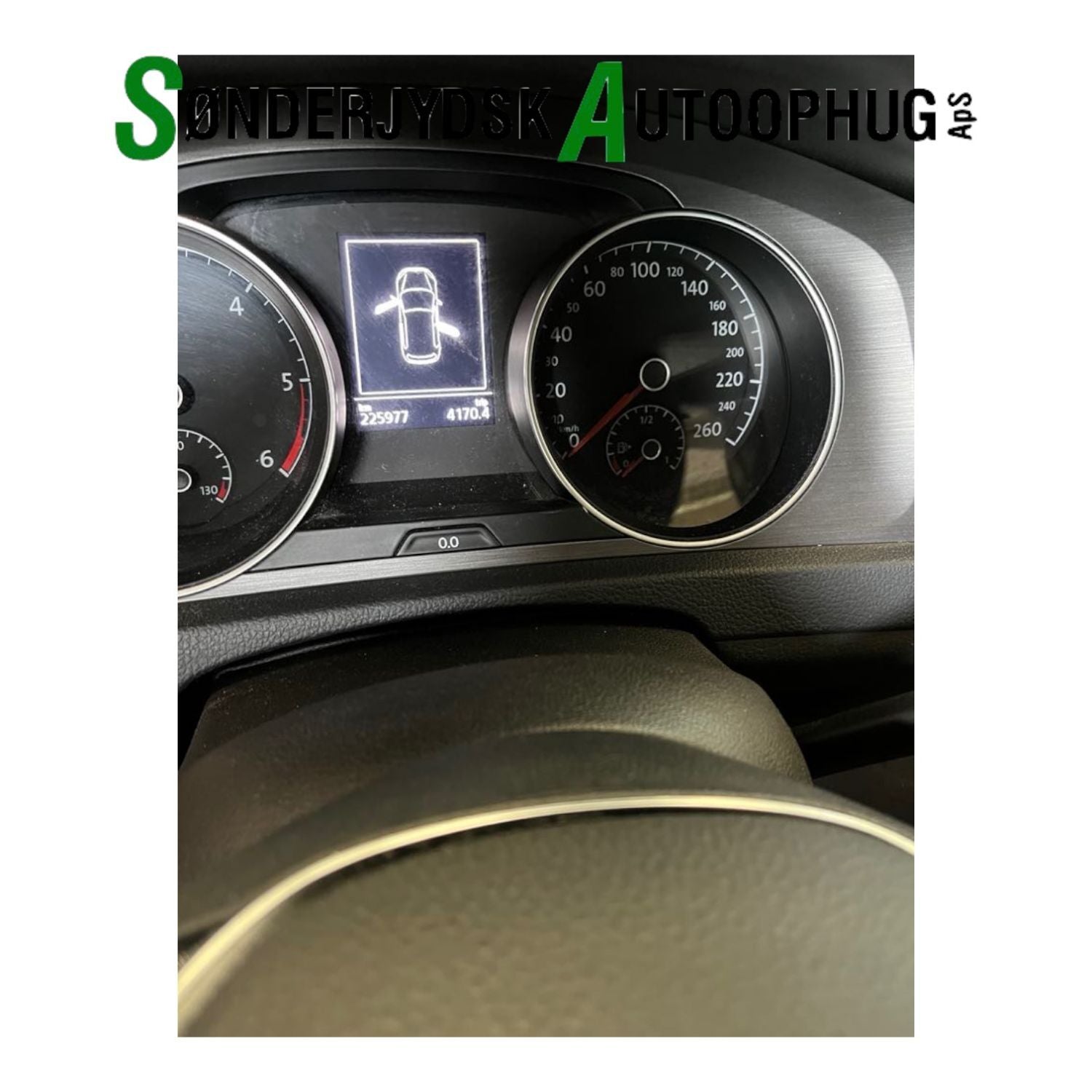 VW Golf 7 AU Pluk-Selv-Bil Med OEM Nr. Ophugger Fra VW Ophugger