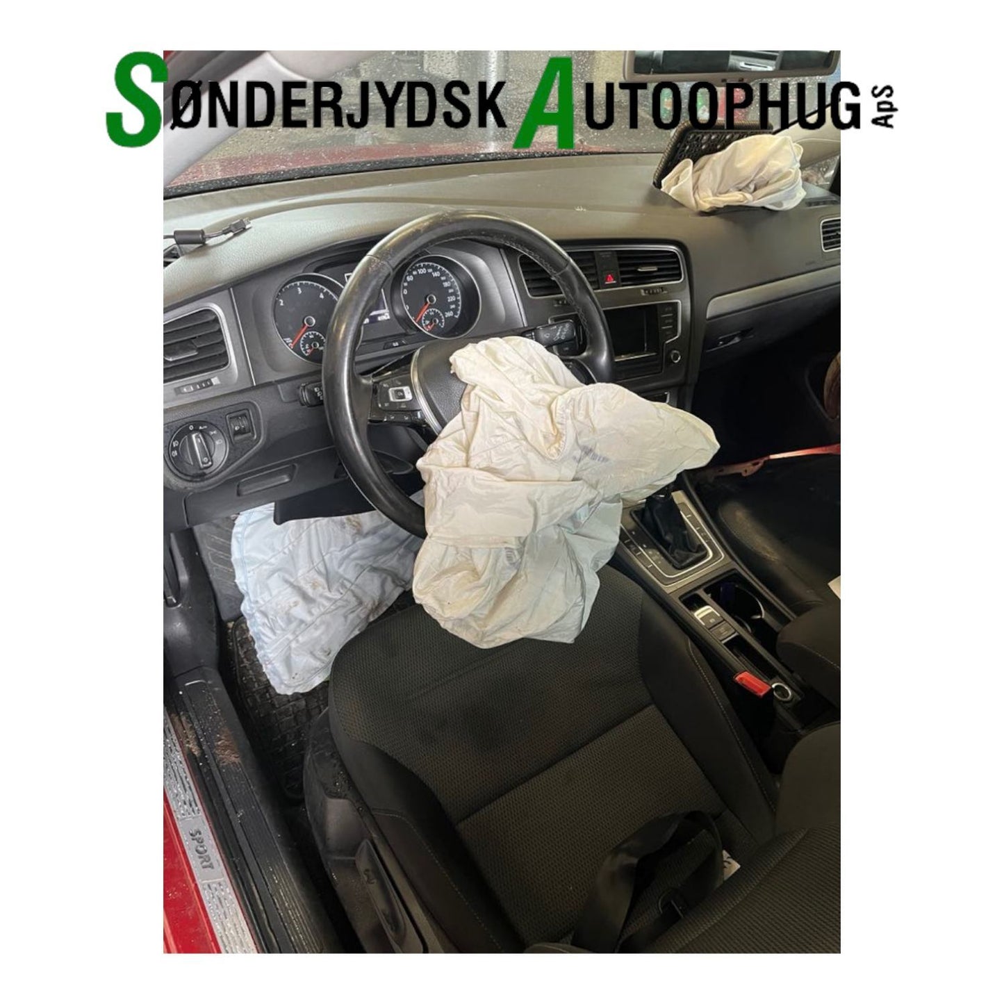 VW Golf 7 AU Pluk-Selv-Bil Med OEM Nr. Ophugger Fra VW Ophugger