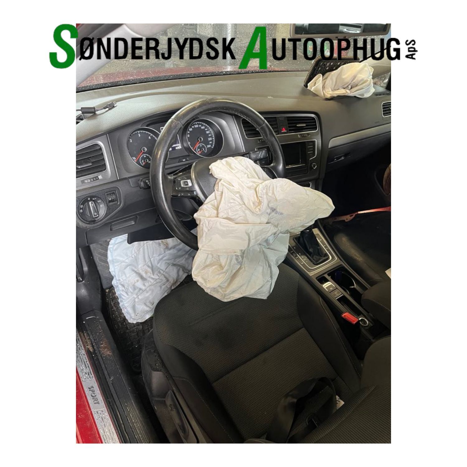VW Golf 7 AU Pluk-Selv-Bil Med OEM Nr. Ophugger Fra VW Ophugger