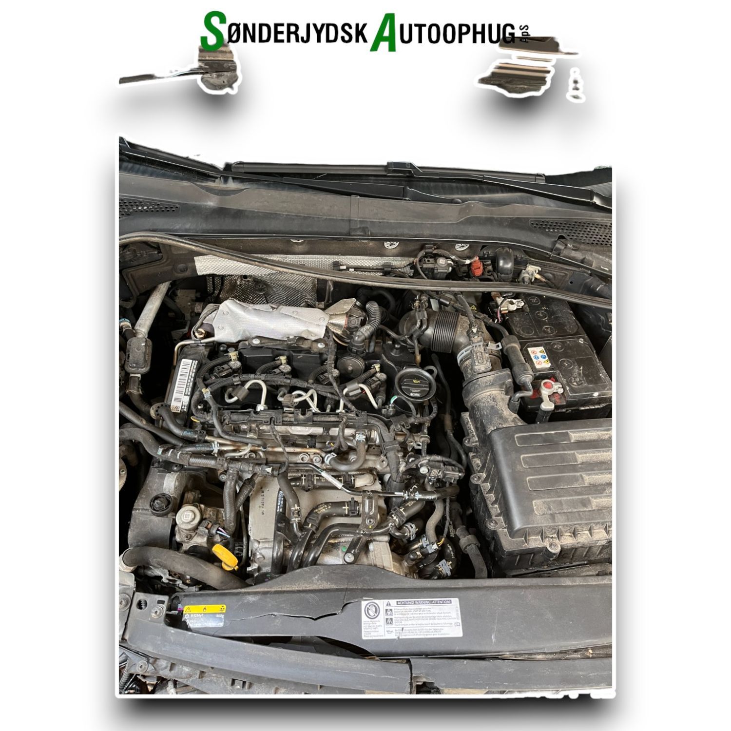 VW Golf 7 Au Pluk-Selv-Bil Med OEM Nr. Ophugger Fra VW Ophugger