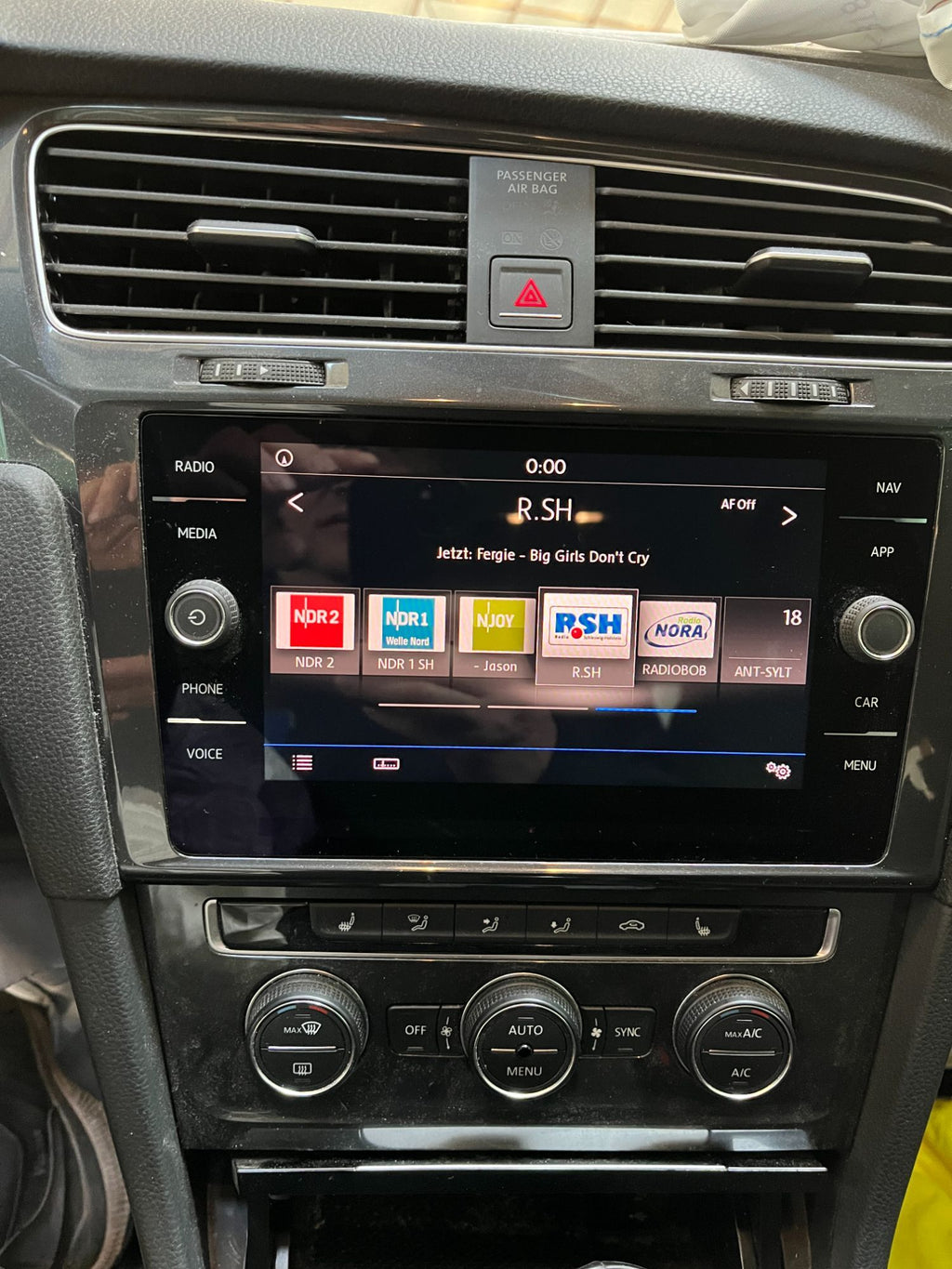 VW Golf 7 Au Pluk-Selv-Bil Med OEM Nr. Ophugger Fra VW Ophugger