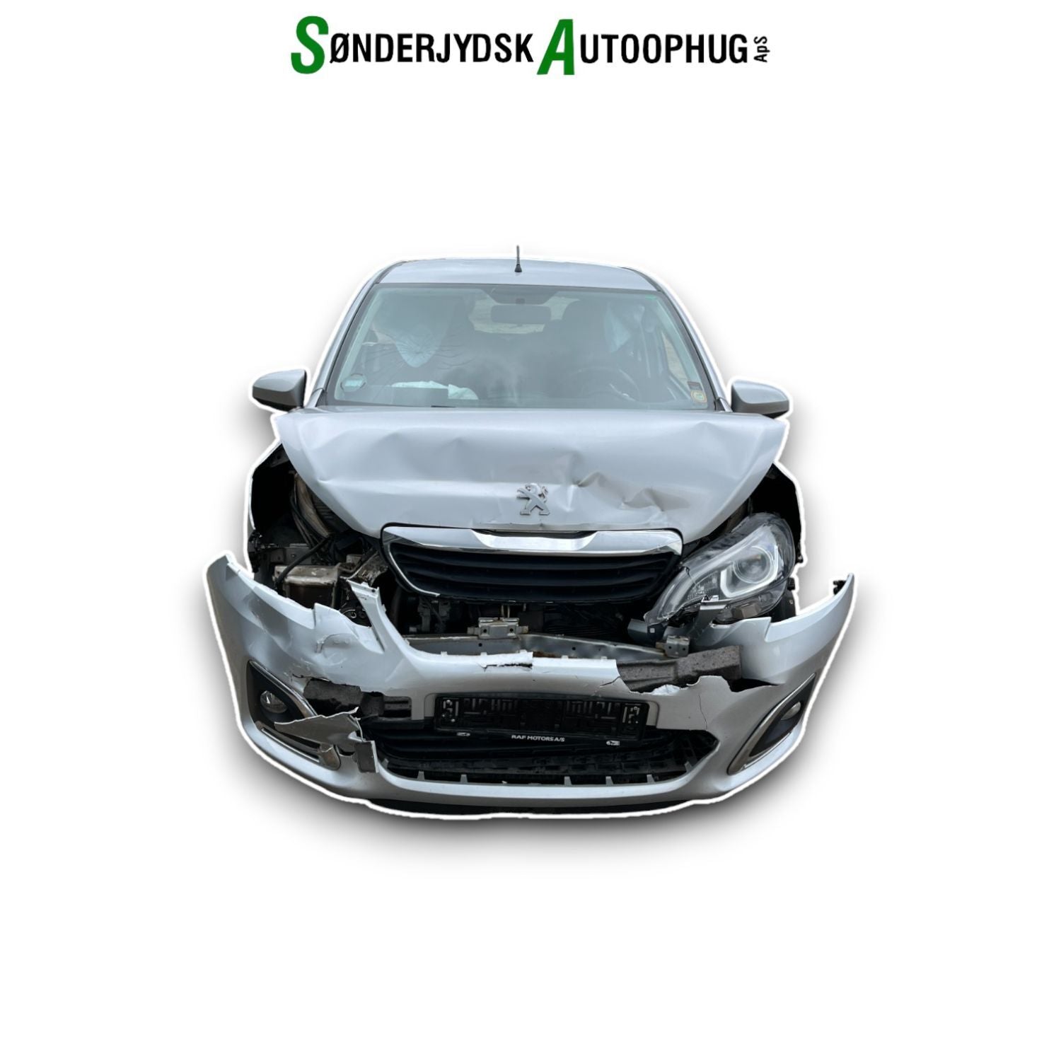 Peugeot 108 Pluk-Selv-Bil Med OEM Nr. Ophugger Fra Peugeot Ophugger