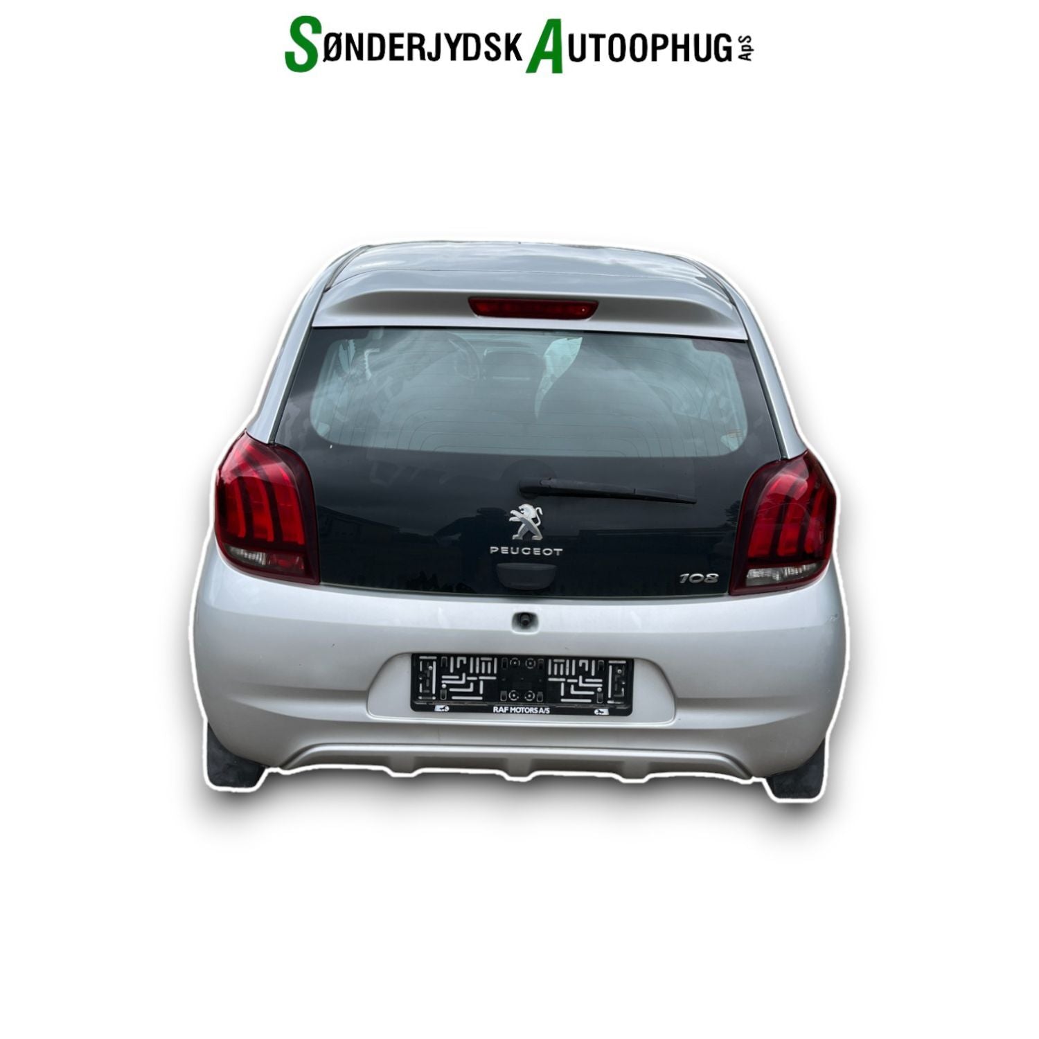 Peugeot 108 Pluk-Selv-Bil Med OEM Nr. Ophugger Fra Peugeot Ophugger