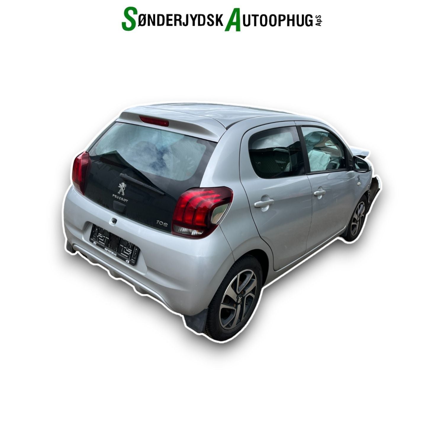 Peugeot 108 Pluk-Selv-Bil Med OEM Nr. Ophugger Fra Peugeot Ophugger