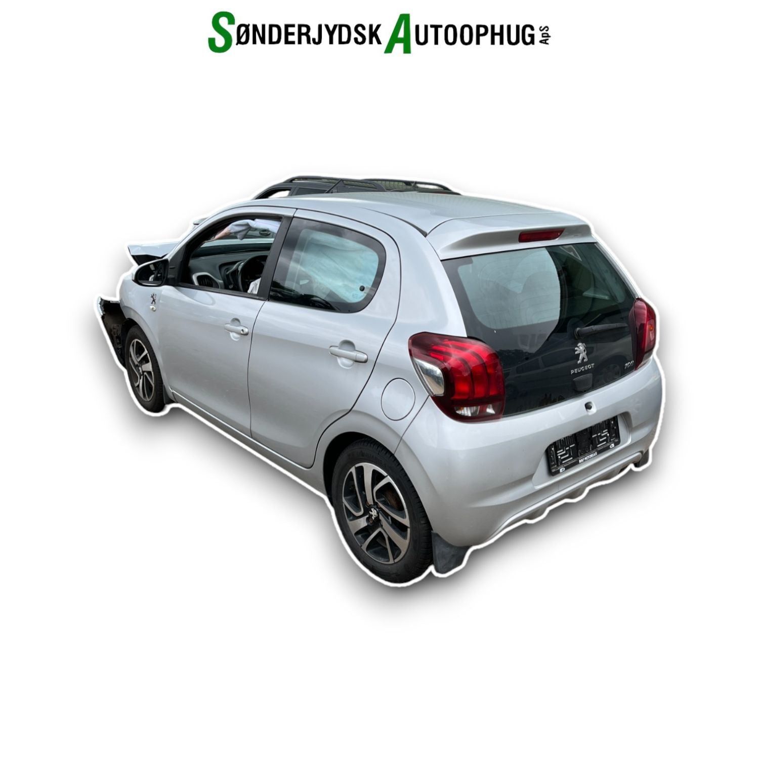 Peugeot 108 Pluk-Selv-Bil Med OEM Nr. Ophugger Fra Peugeot Ophugger