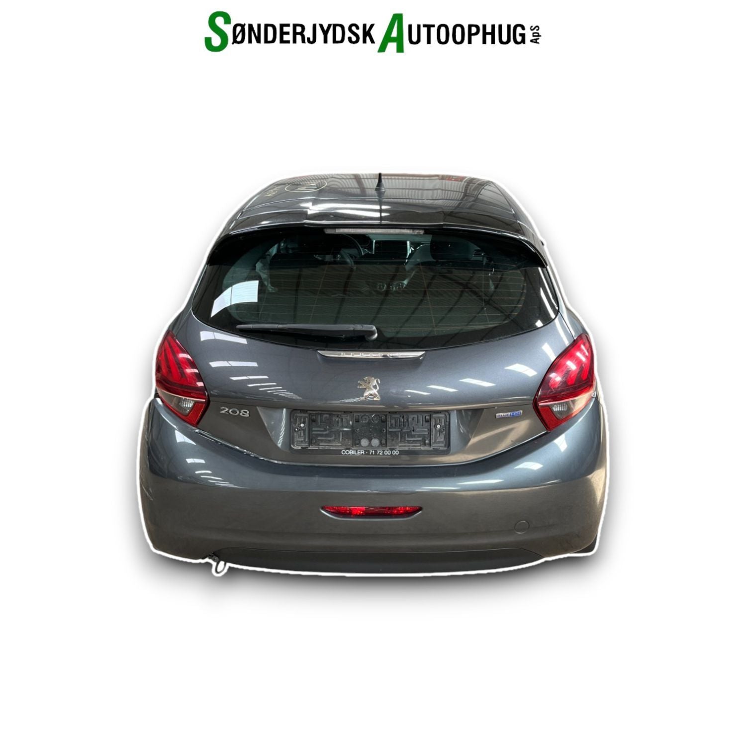 Peugeot 208 Pluk-Selv-Bil Med OEM Nr. Ophugger Fra Peugeot Ophugger