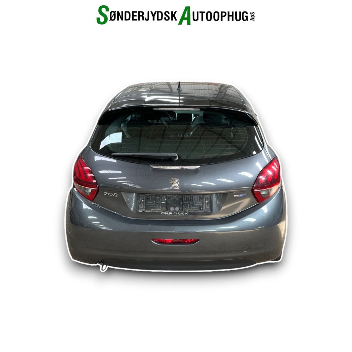 Peugeot 208 Pluk-Selv-Bil Med OEM Nr. Ophugger Fra Peugeot Ophugger