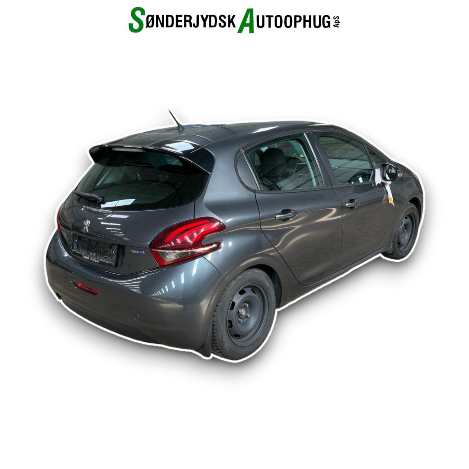 Peugeot 208 Pluk-Selv-Bil Med OEM Nr. Ophugger Fra Peugeot Ophugger