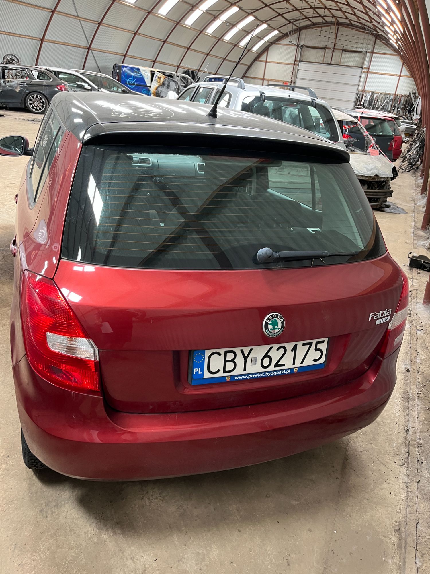 Skoda Fabia Pluk-Selv-Bil Med OEM Nr. Ophugger Fra Skoda Ophugger