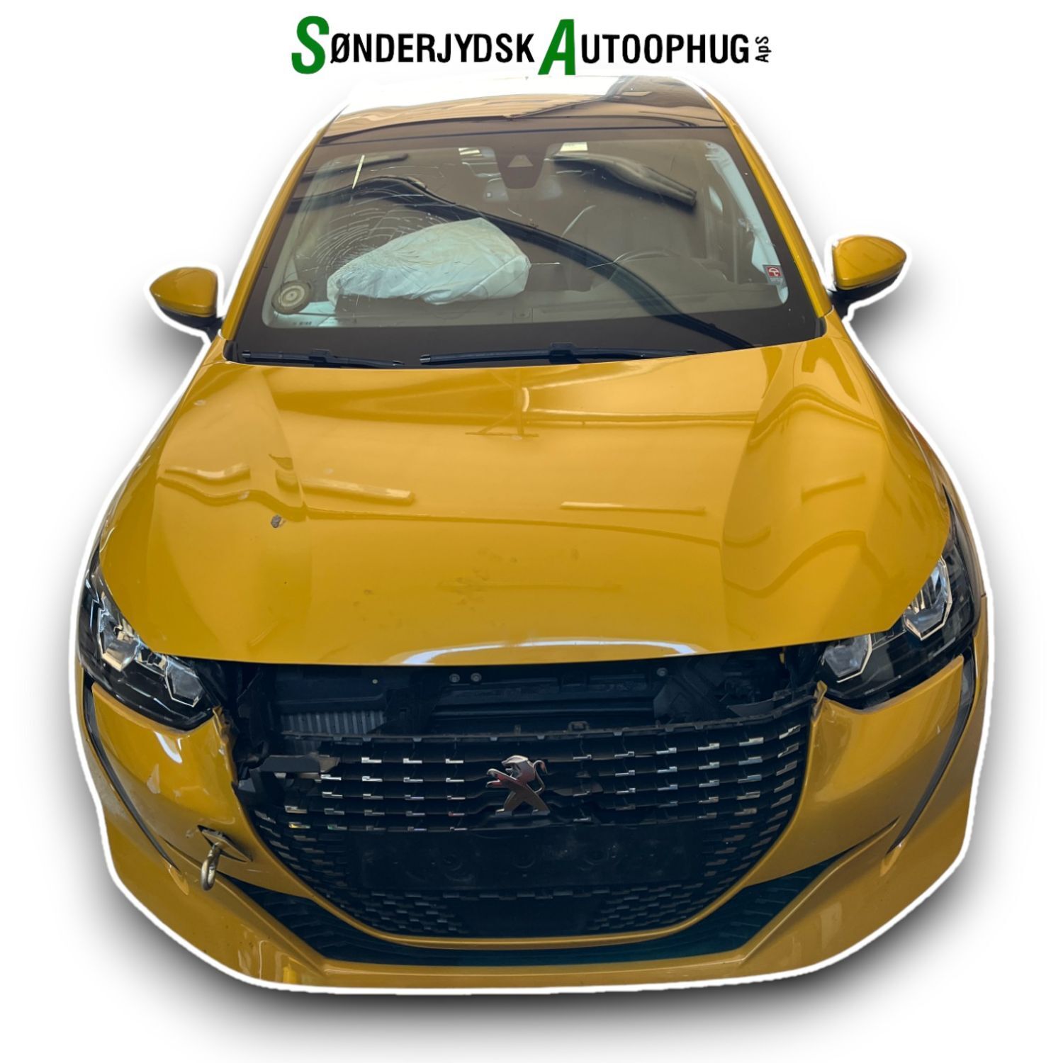 Peugeot 208 Pluk-Selv-Bil Med OEM Nr. Ophugger Fra Peugeot Ophugger