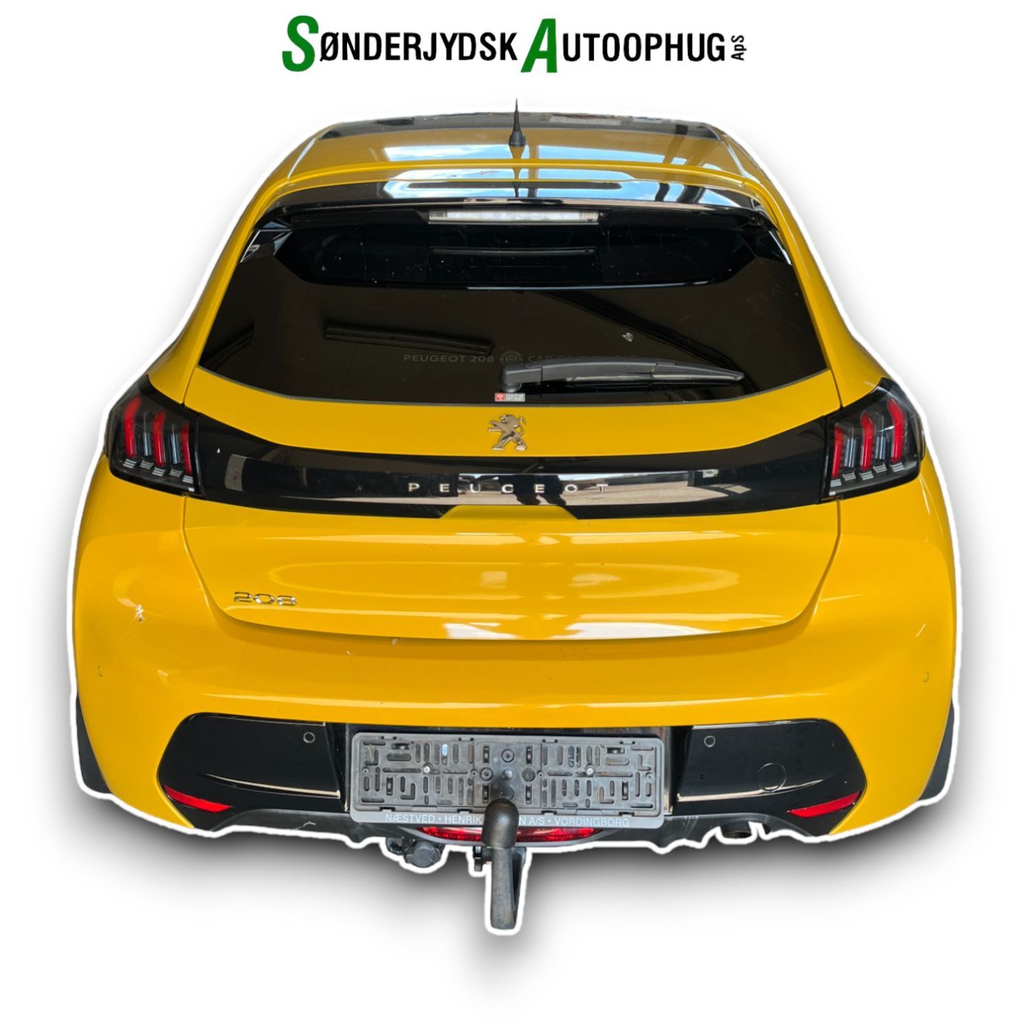 Peugeot 208 Pluk-Selv-Bil Med OEM Nr. Ophugger Fra Peugeot Ophugger