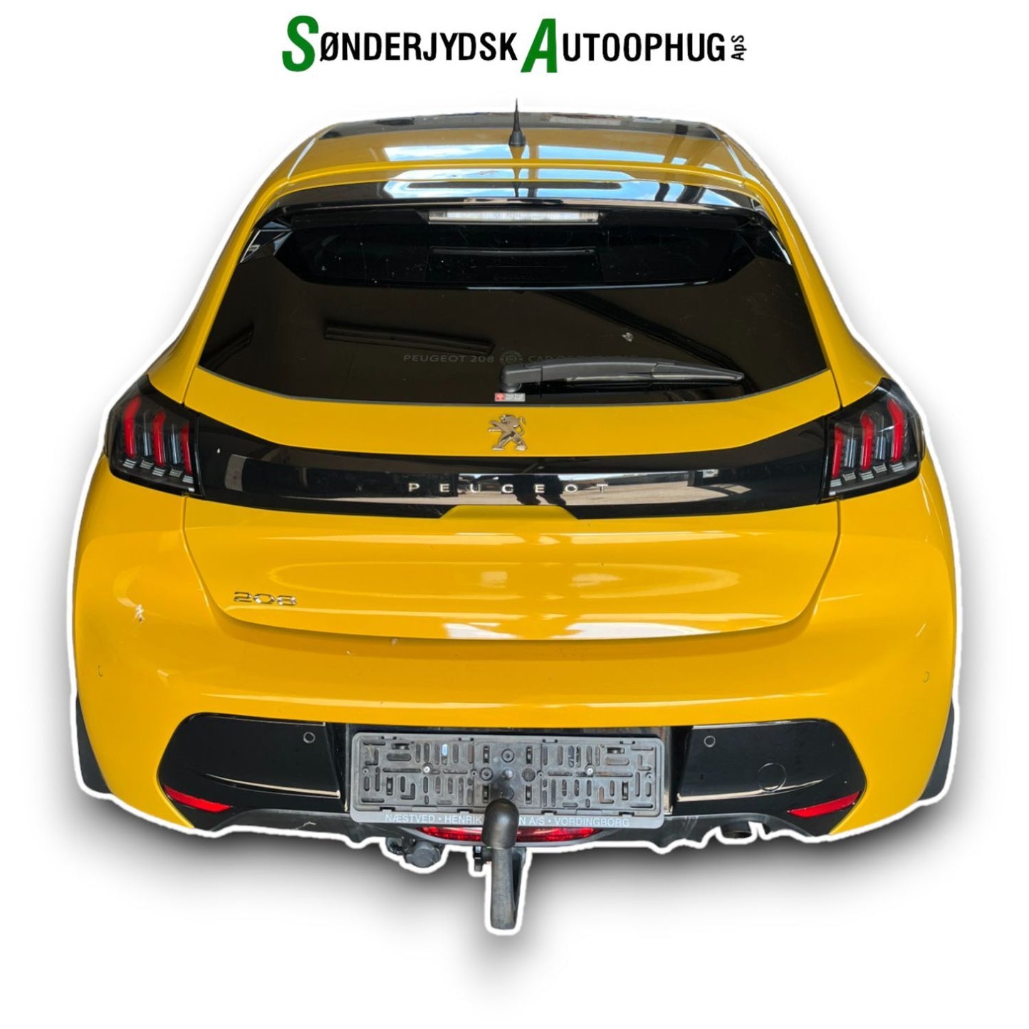 Peugeot 208 Pluk-Selv-Bil Med OEM Nr. Ophugger Fra Peugeot Ophugger