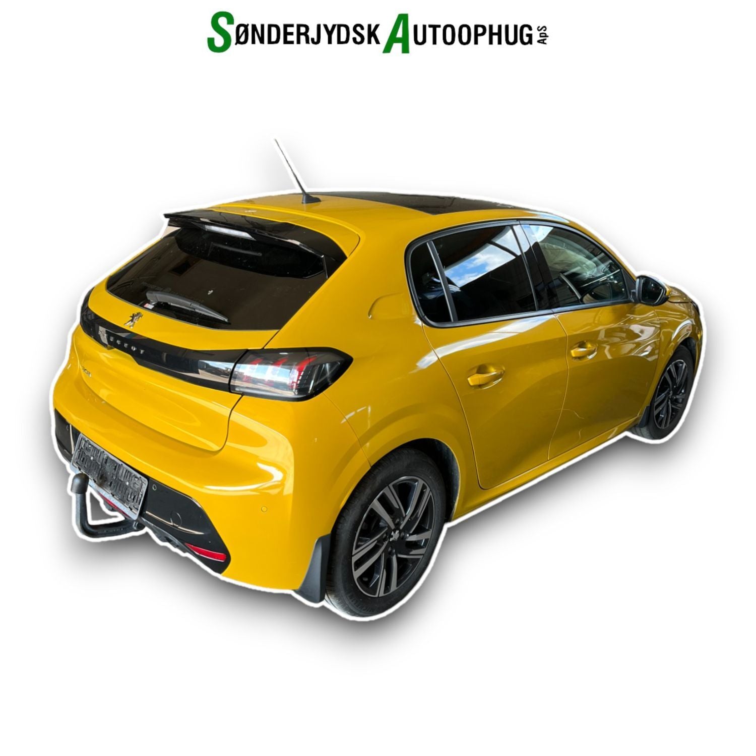 Peugeot 208 Pluk-Selv-Bil Med OEM Nr. Ophugger Fra Peugeot Ophugger