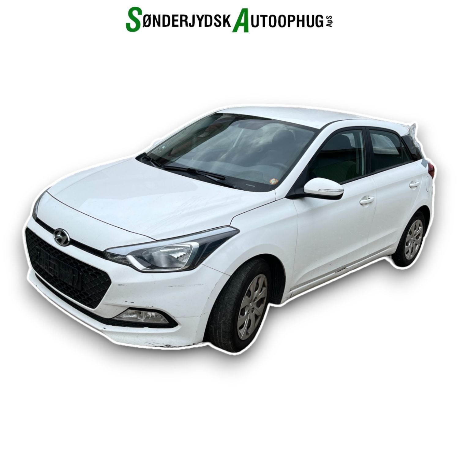 Hyundai I20 Nl Pluk-Selv-Bil Med OEM Nr. Ophugger Fra Hyundai Ophugger