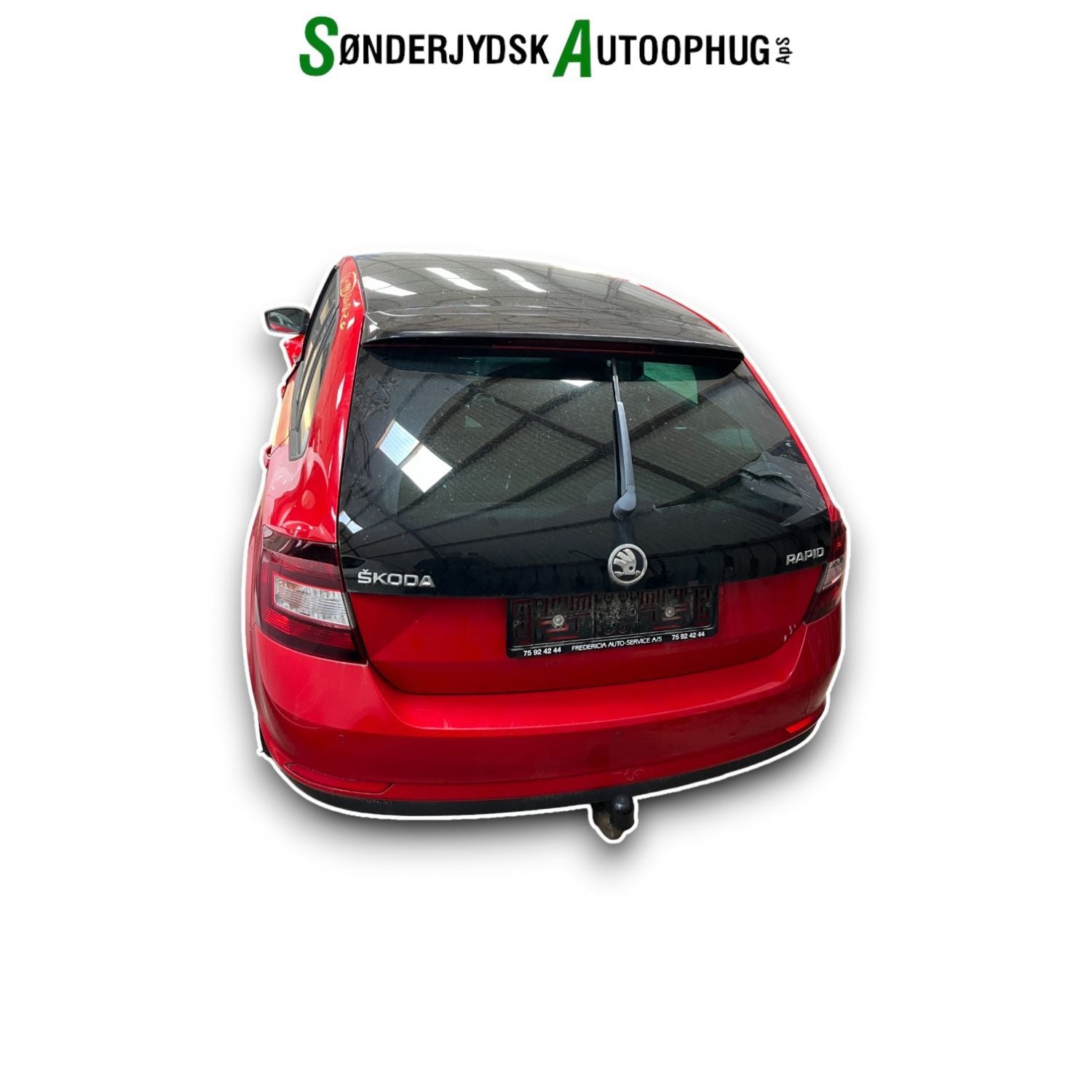 Skoda Rapid Pluk-Selv-Bil Med OEM Nr. Ophugger Fra Skoda Ophugger