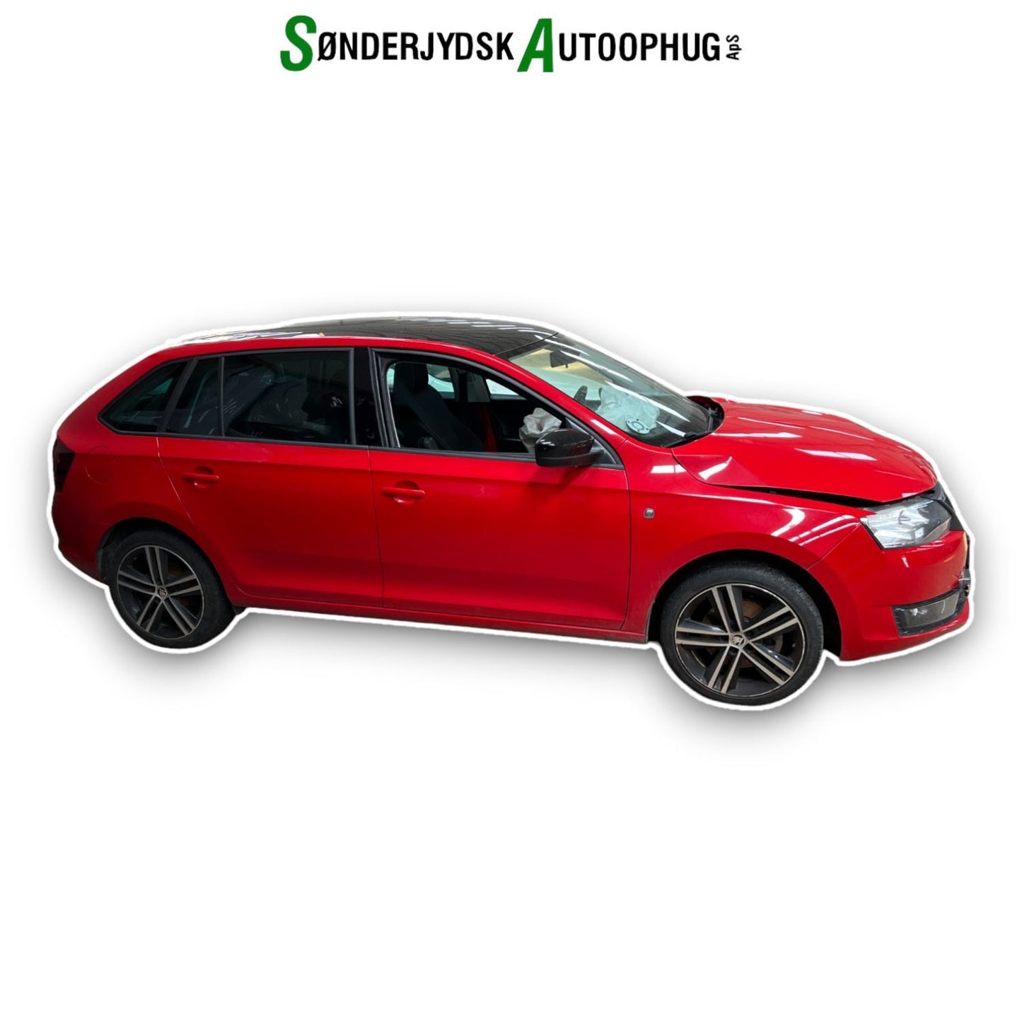 Skoda Rapid Pluk-Selv-Bil Med OEM Nr. Ophugger Fra Skoda Ophugger