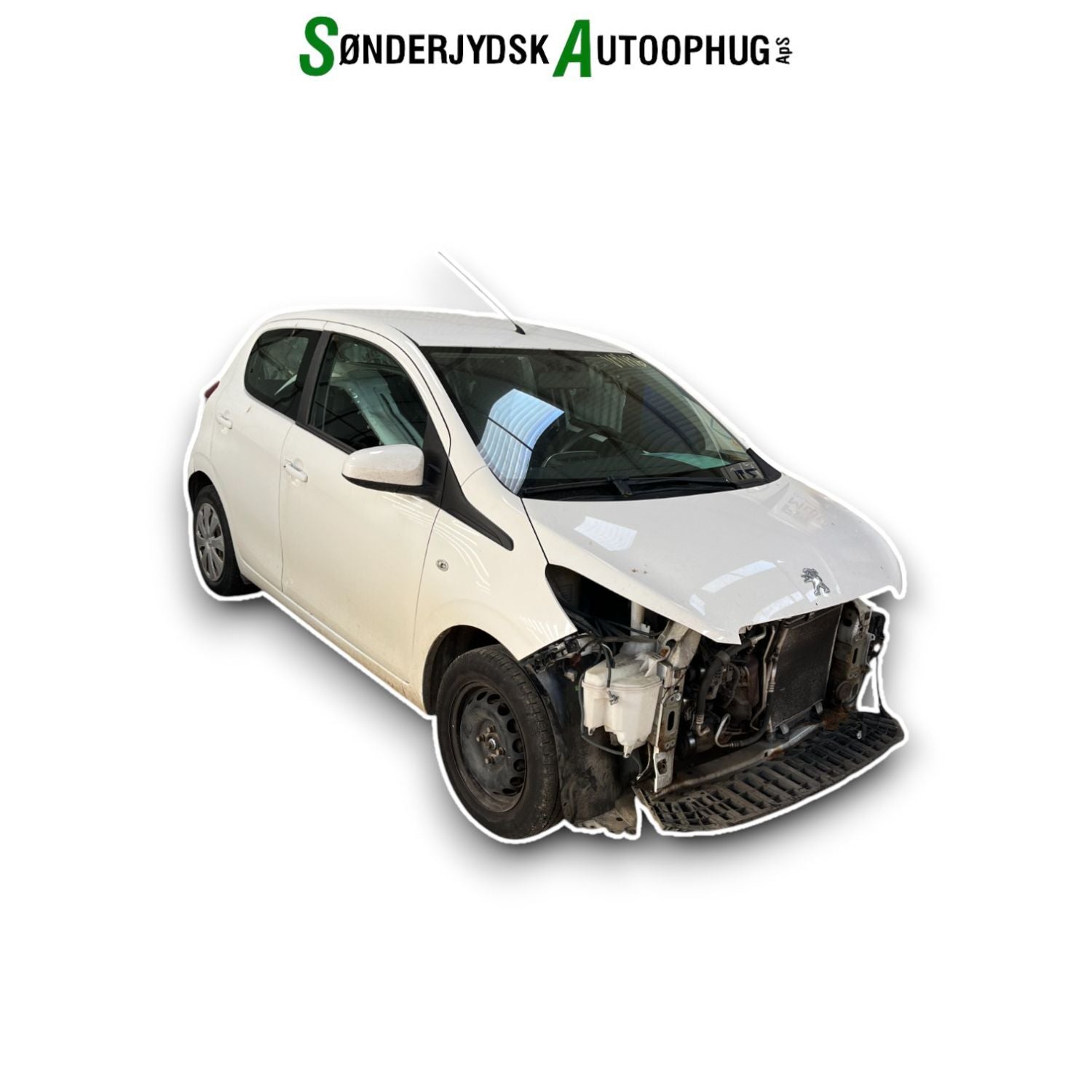 Peugeot 108 Pluk-Selv-Bil Med OEM Nr. Ophugger Fra Peugeot Ophugger