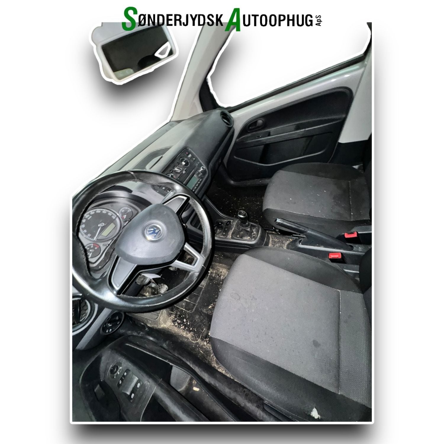 VW UP Pluk-Selv-Bil Med OEM Nr. Ophugger Fra VW Ophugger
