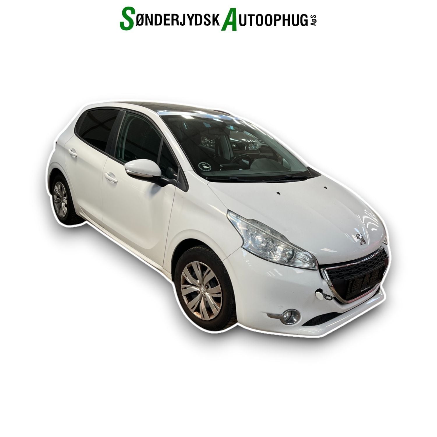 Peugeot 208 Pluk-Selv-Bil Med OEM Nr. Ophugger Fra Peugeot Ophugger