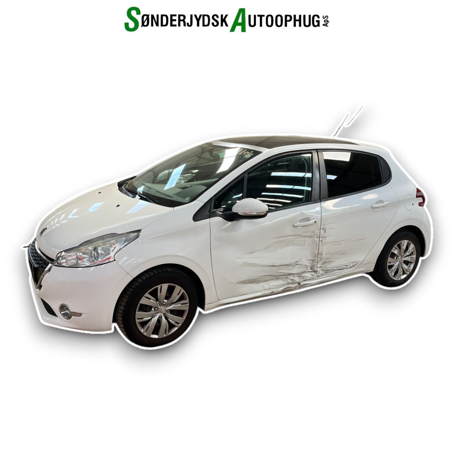 Peugeot 208 Pluk-Selv-Bil Med OEM Nr. Ophugger Fra Peugeot Ophugger