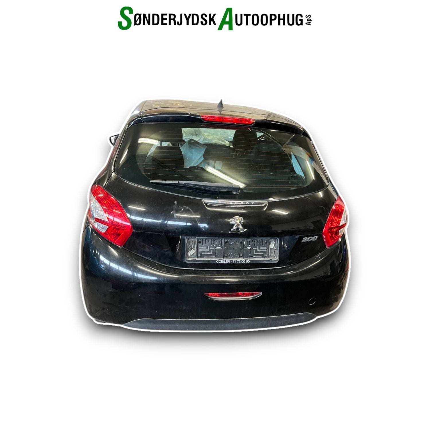 Peugeot 208 Pluk-Selv-Bil Med OEM Nr. Ophugger Fra Peugeot Ophugger