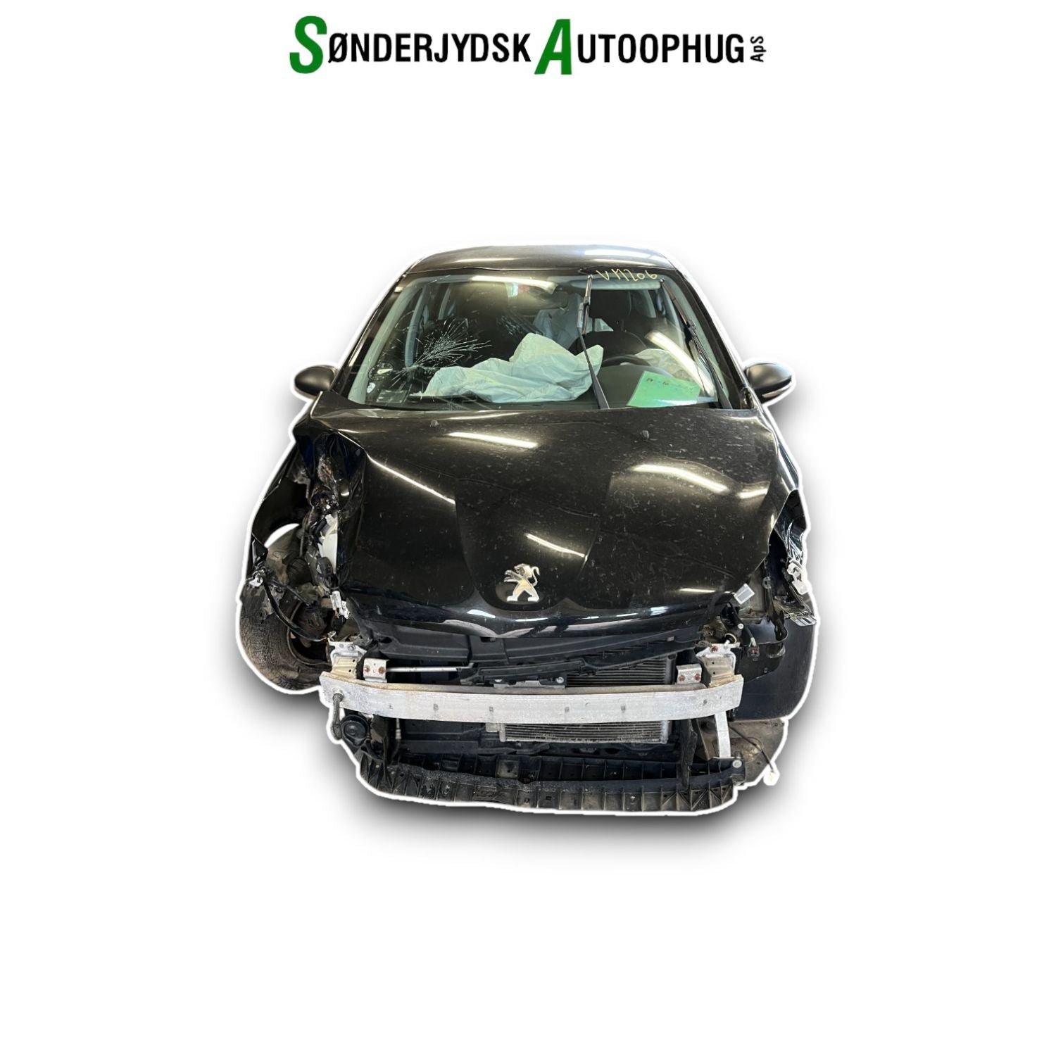 Peugeot 208 Pluk-Selv-Bil Med OEM Nr. Ophugger Fra Peugeot Ophugger