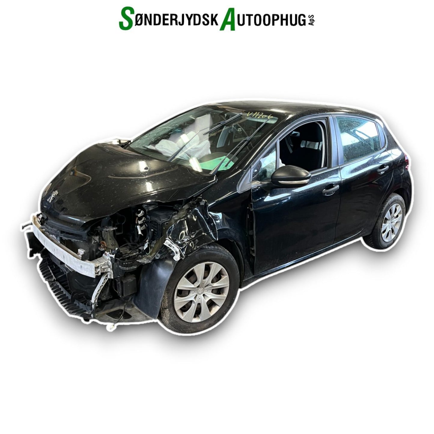 Peugeot 208 Pluk-Selv-Bil Med OEM Nr. Ophugger Fra Peugeot Ophugger