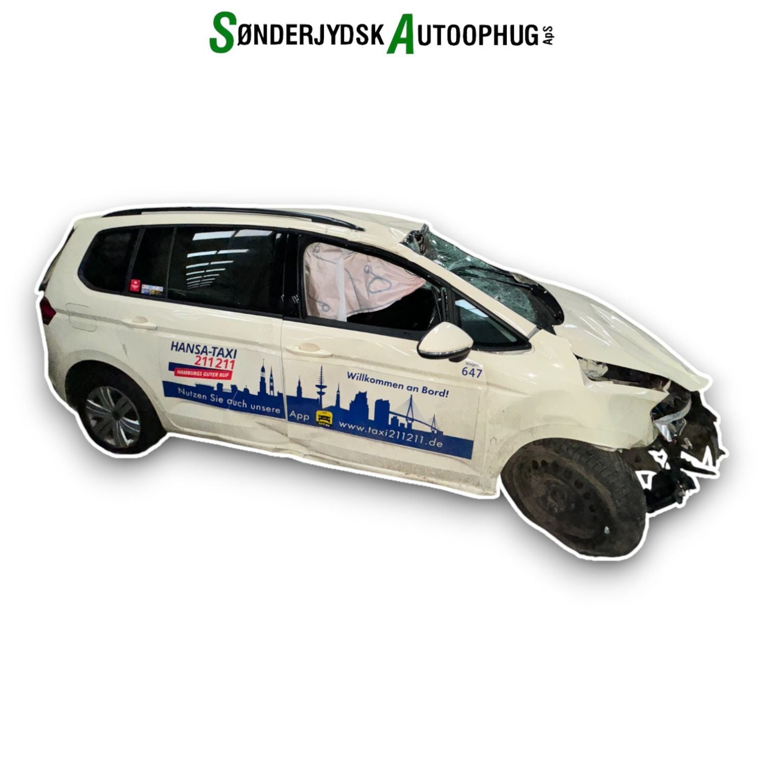 VW Touran 5T Pluk-Selv-Bil Med OEM Nr. Ophugger Fra VW Ophugger