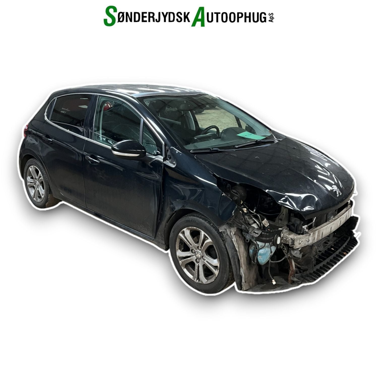 Peugeot 208 Pluk-Selv-Bil Med OEM Nr. Ophugger Fra Peugeot Ophugger