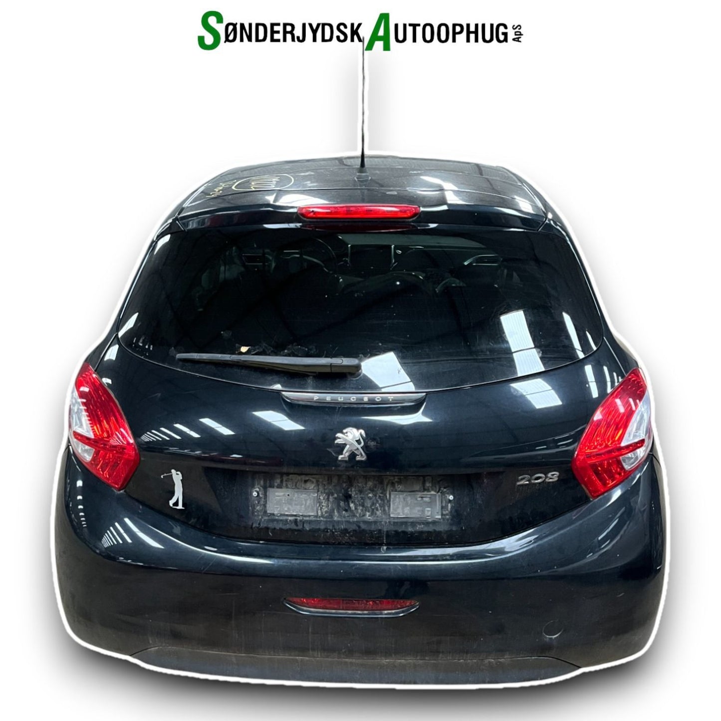 Peugeot 208 Pluk-Selv-Bil Med OEM Nr. Ophugger Fra Peugeot Ophugger