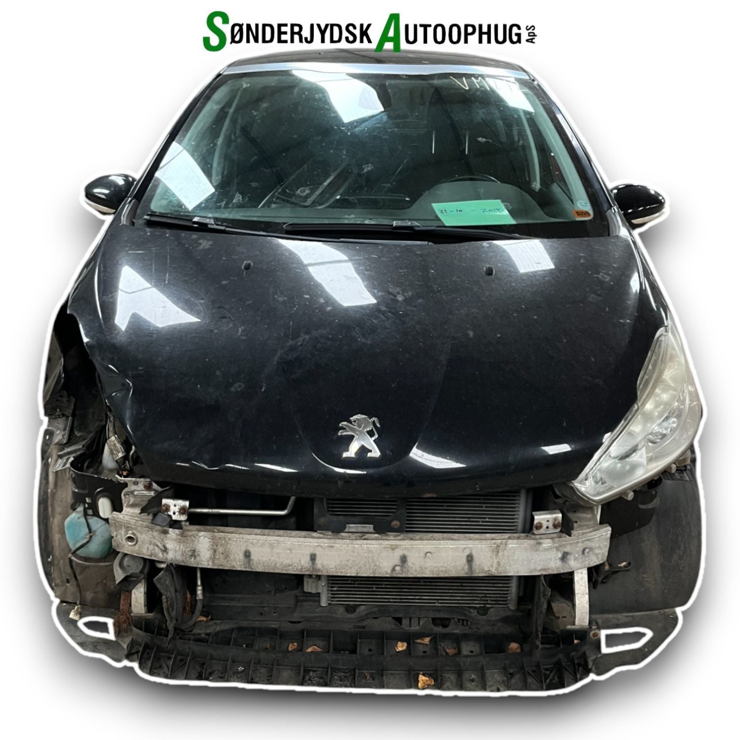 Peugeot 208 Pluk-Selv-Bil Med OEM Nr. Ophugger Fra Peugeot Ophugger