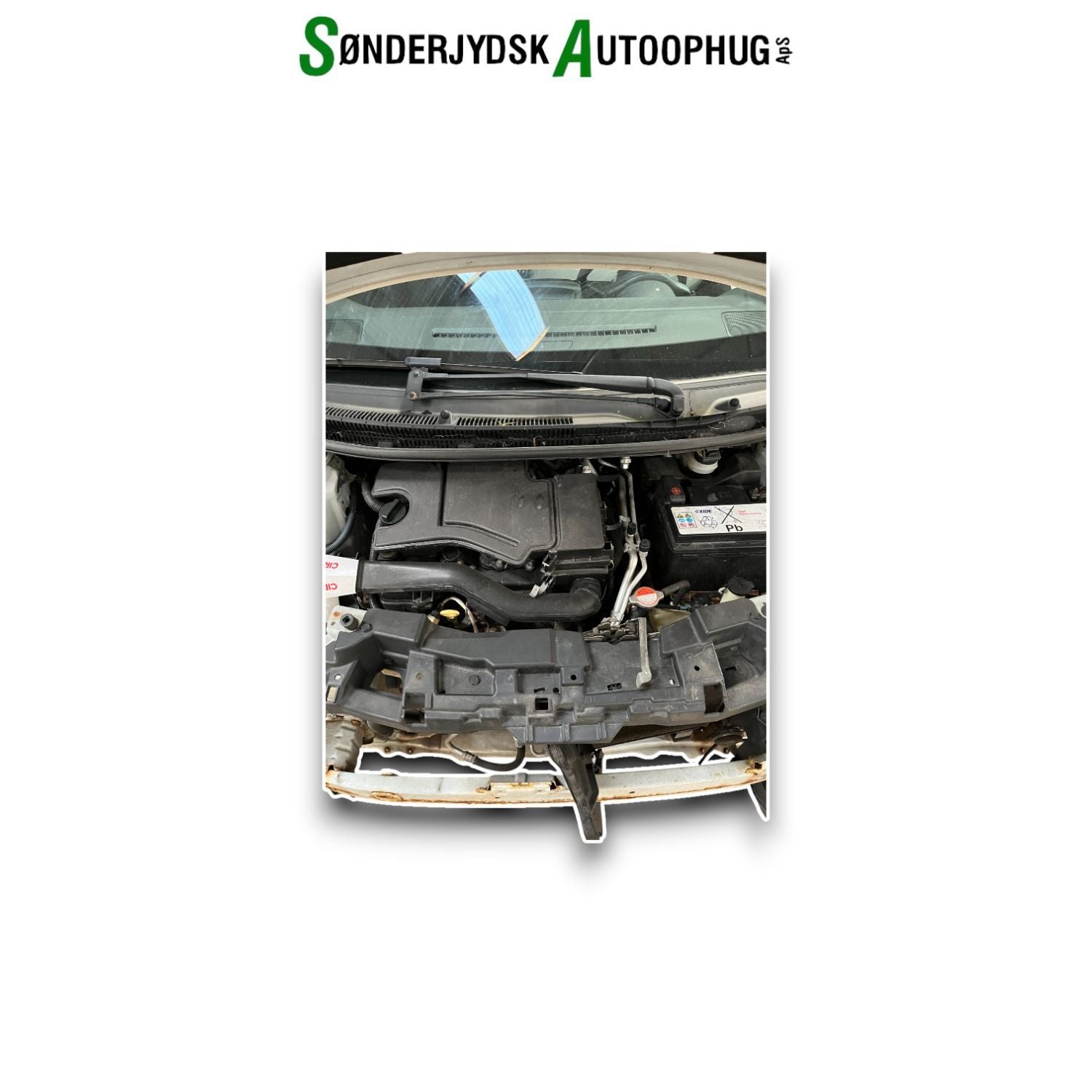 Peugeot 108 Pluk-Selv-Bil Med OEM Nr. Ophugger Fra Peugeot Ophugger