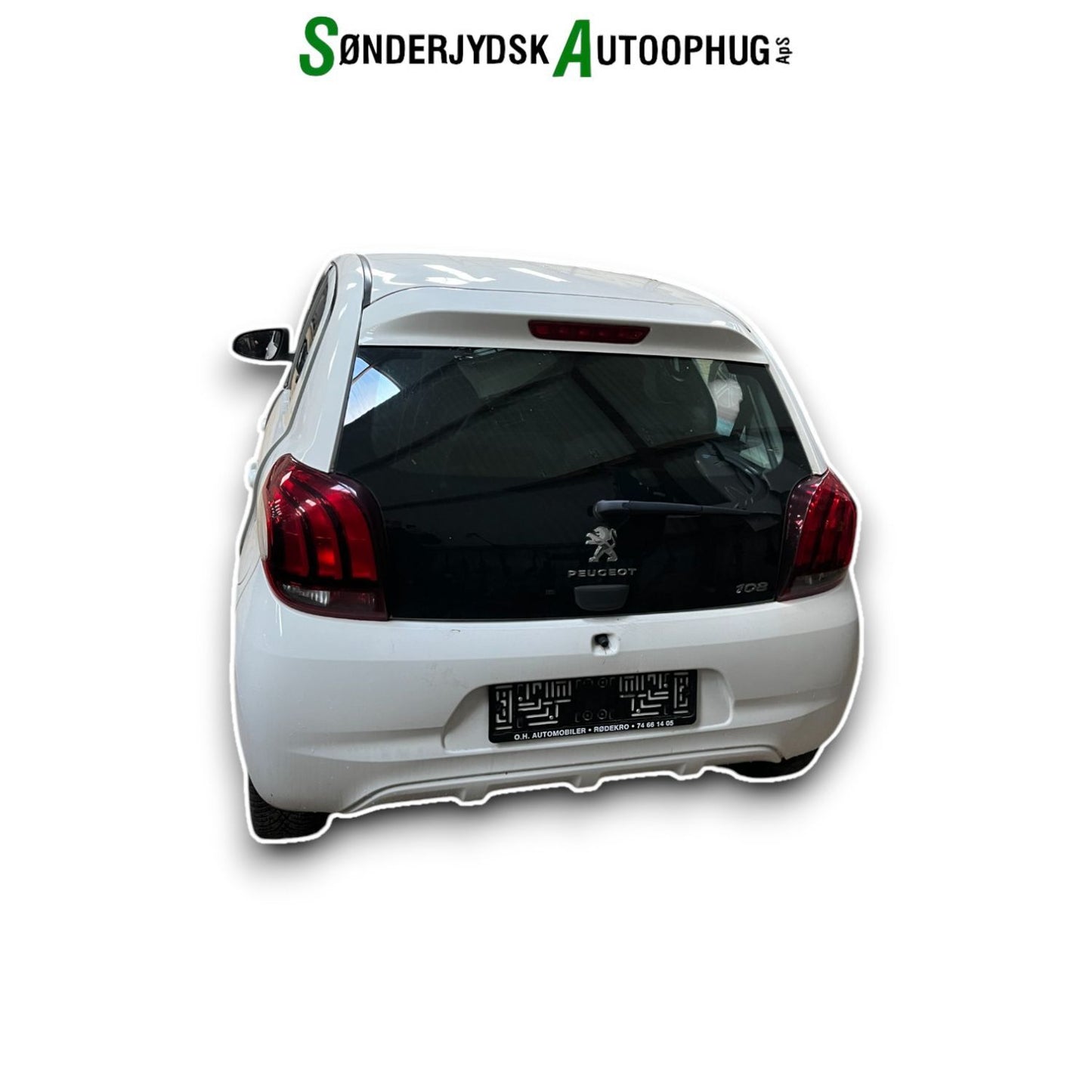 Peugeot 108 Pluk-Selv-Bil Med OEM Nr. Ophugger Fra Peugeot Ophugger