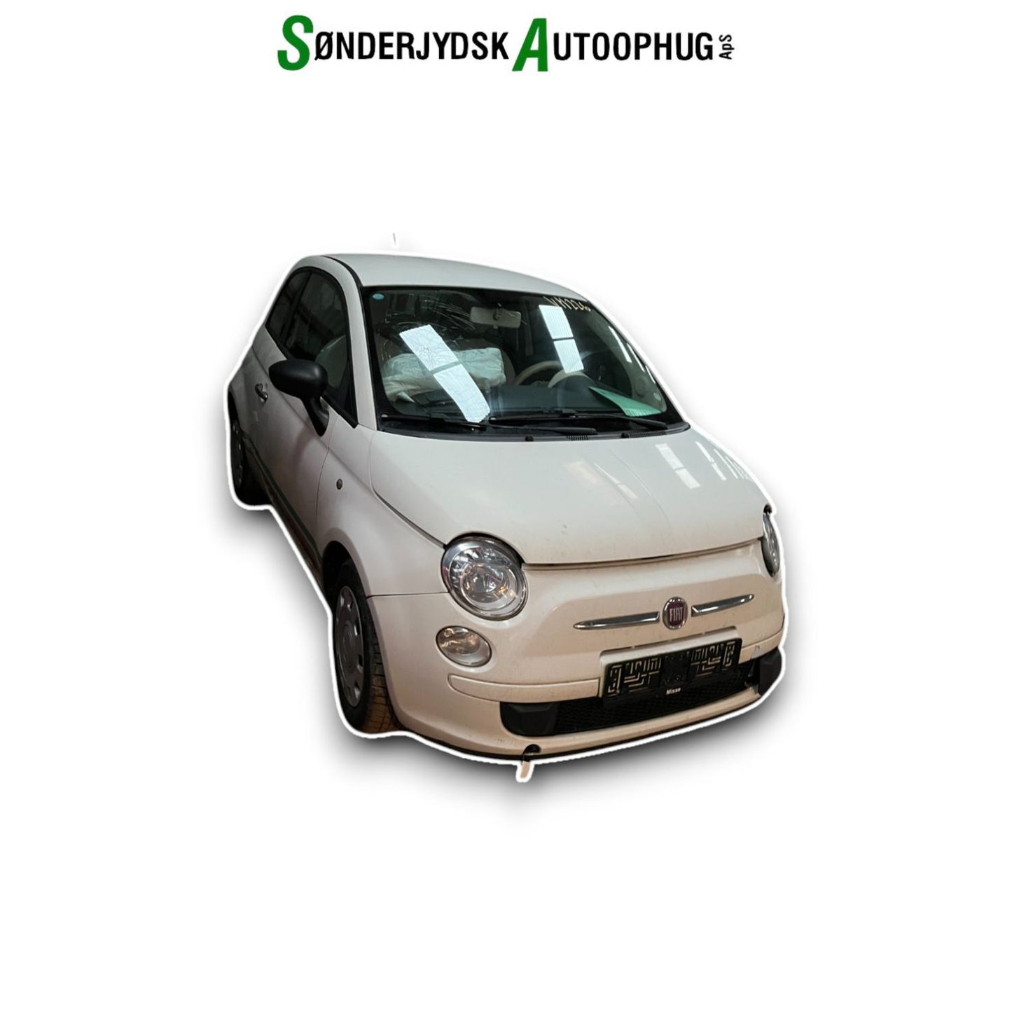 Fiat 500 Pluk-Selv-Bil Med OEM Nr. Ophugger Fra Fiat Ophugger