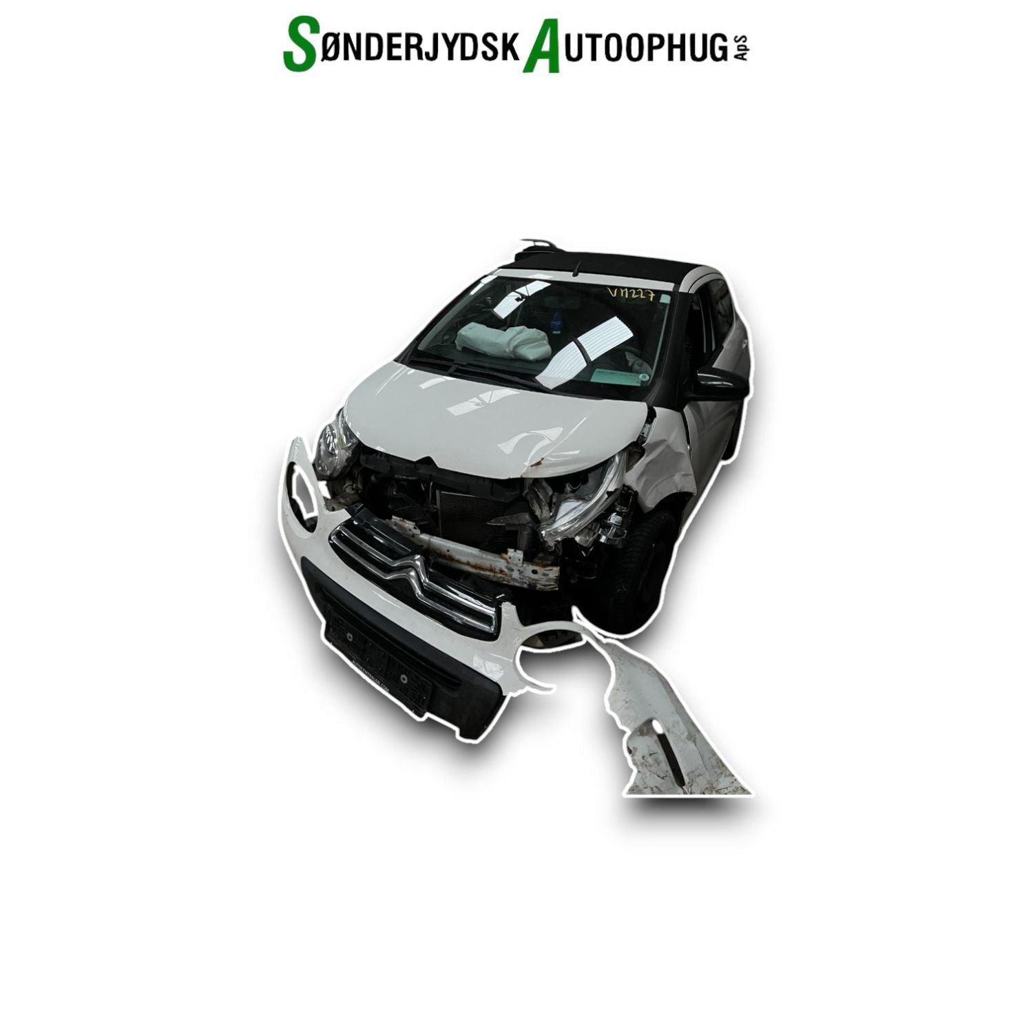 Citroen C1 Pluk-Selv-Bil Med OEM Nr. Ophugger Fra Citroen Ophugger